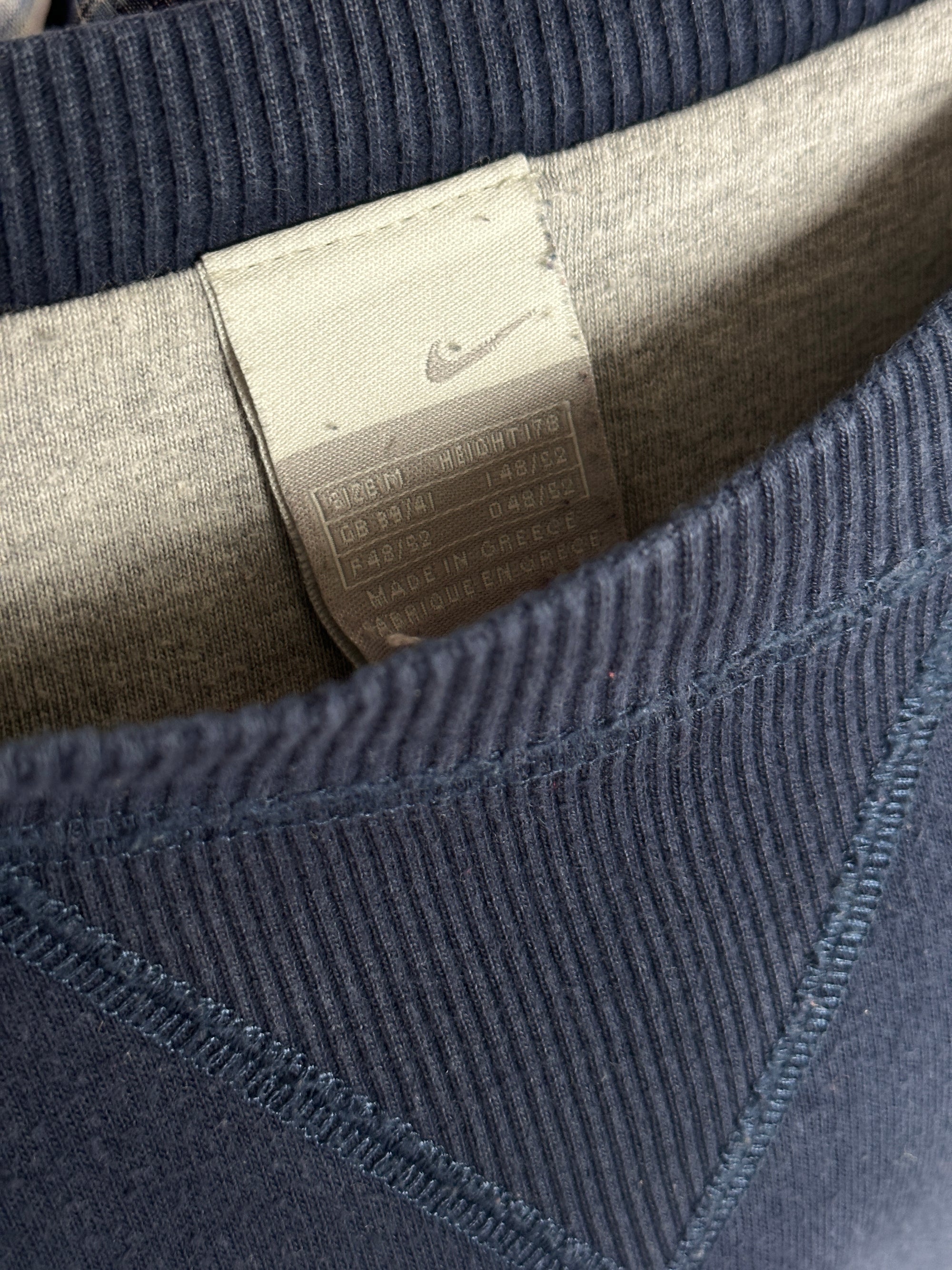 2000s Nike Sweater Dunkelblau Swoosh