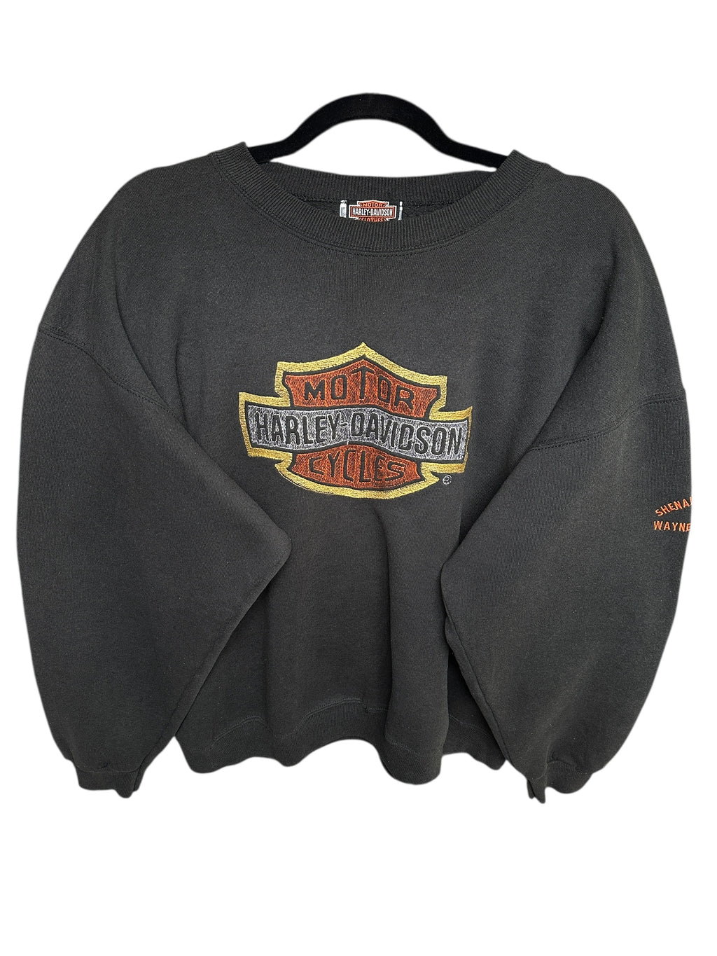 Rare! 1990s Harley Davidson x Lee Sweater mit Stick L
