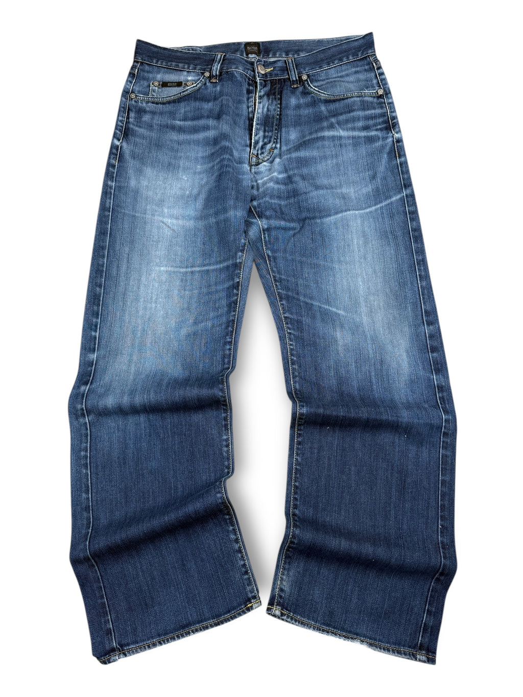 2000s Hugo Boss Jeans Dunkelblau | M–L