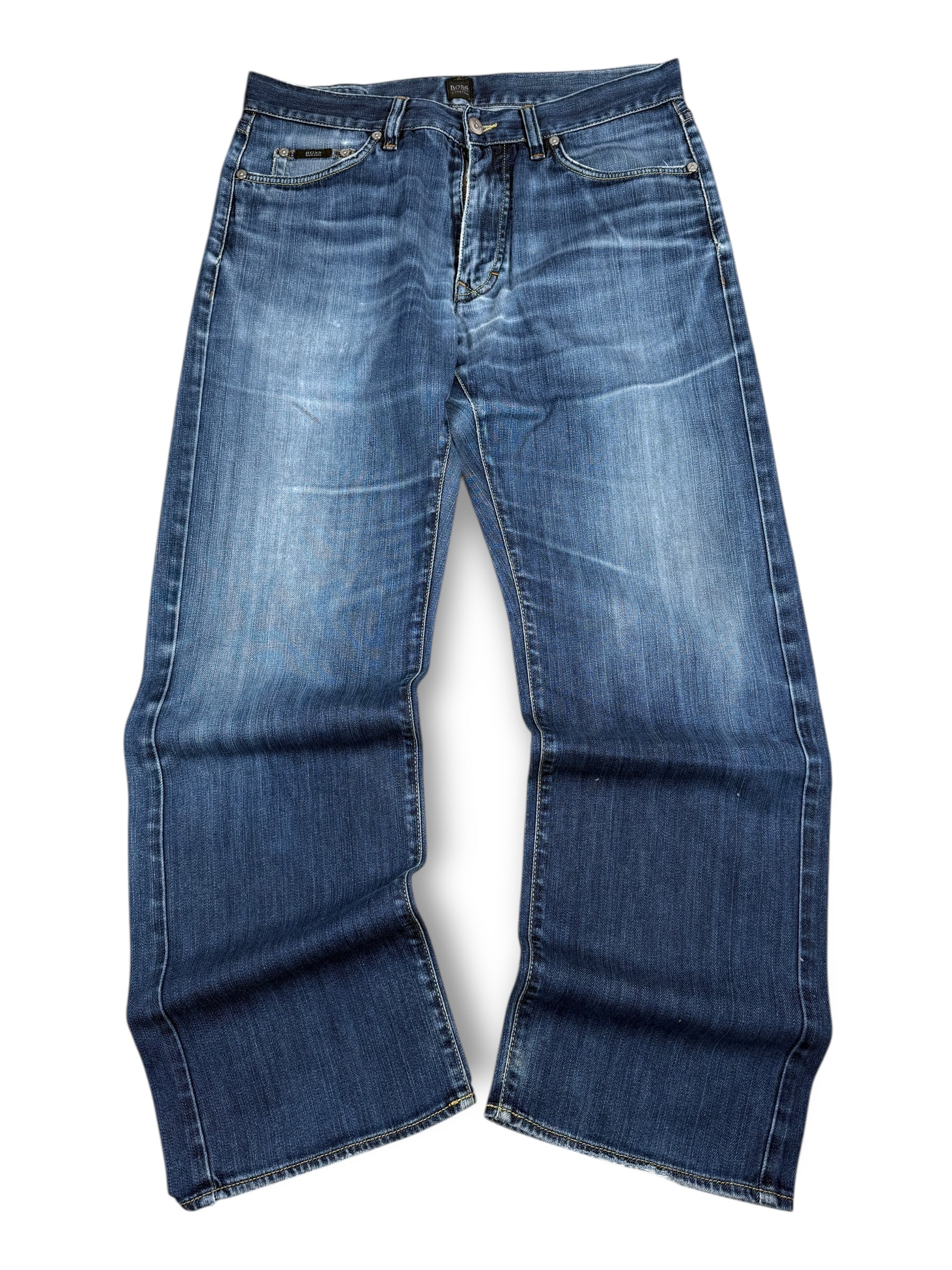 2000s Hugo Boss Jeans Dunkelblau | M–L