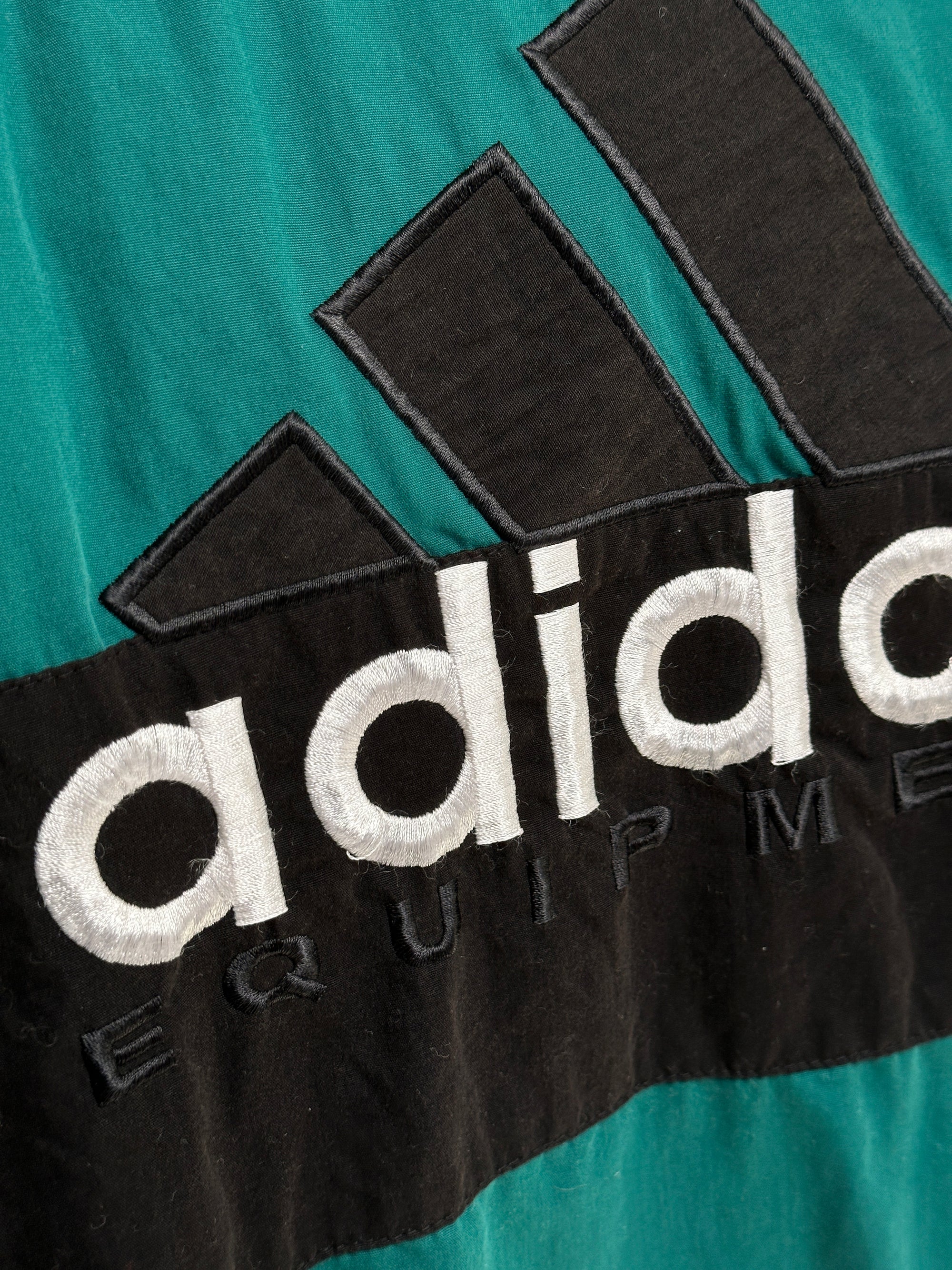 1990s Adidas Equipment Leichte Jacke Streifen L–XL | Men’s Vintage