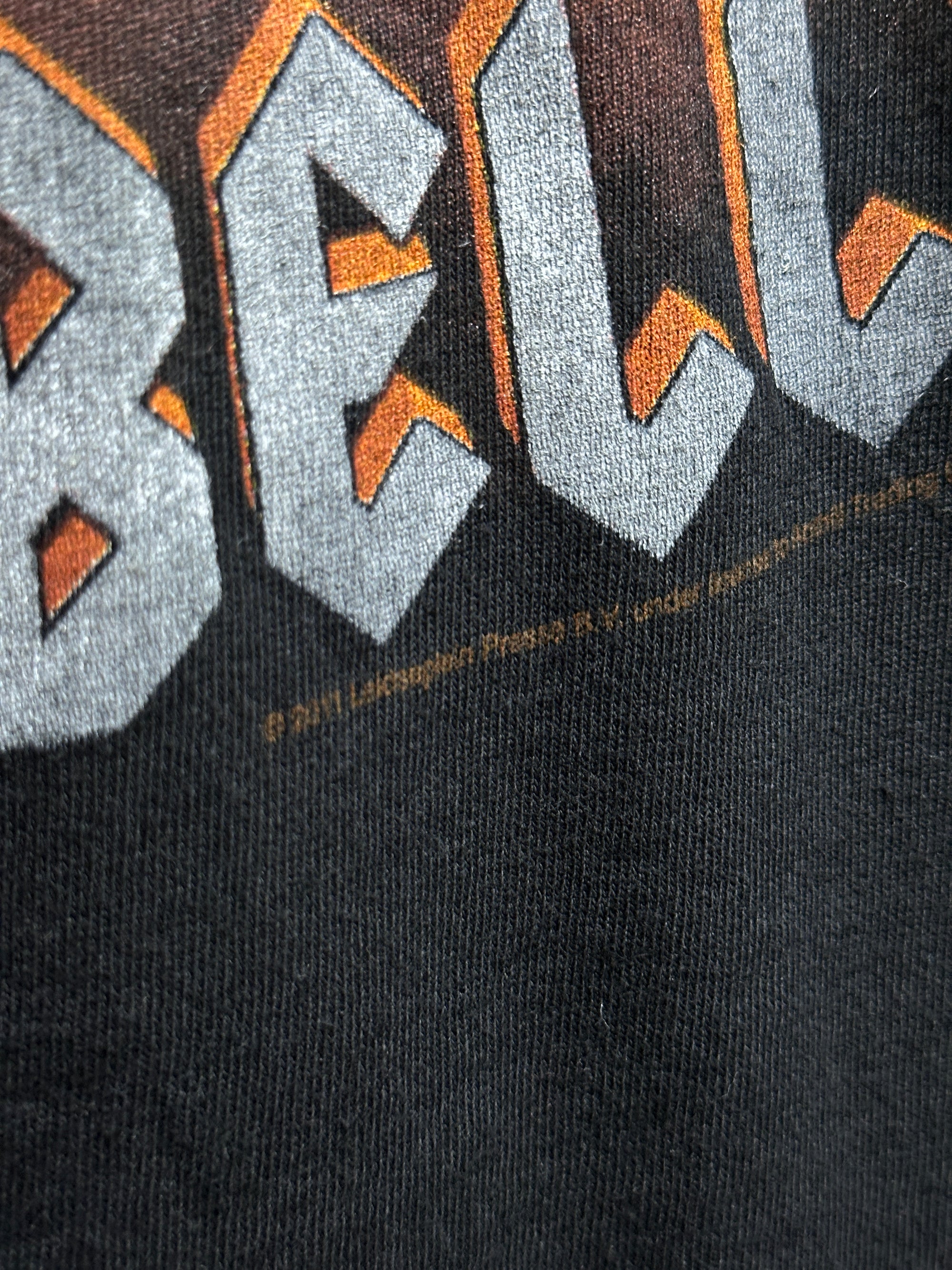 Y2K AC/DC Bandshirt Bells Schwarz Alstyle M | Men’s Vintage