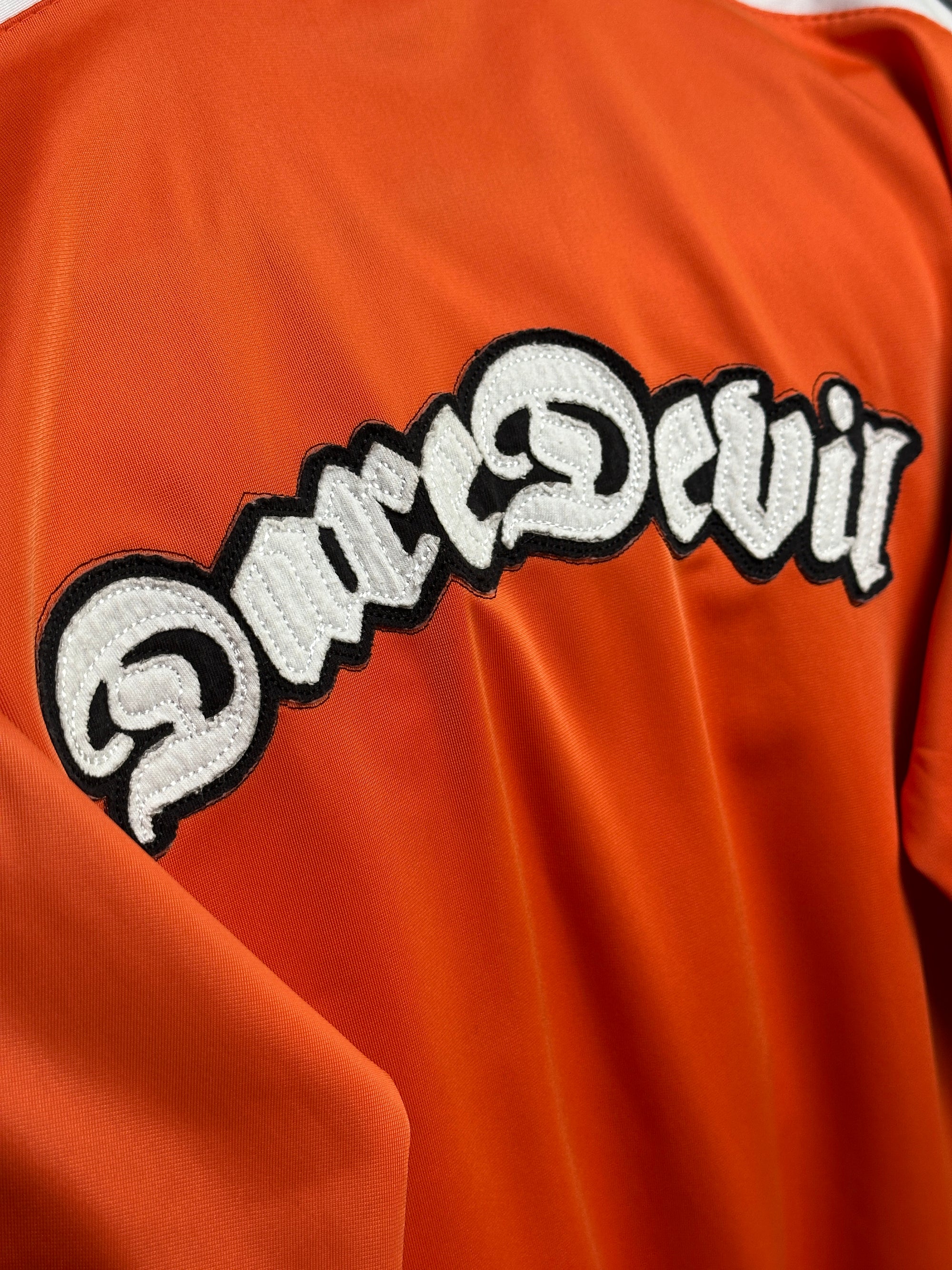 1990s Harrison Racing Jacke Orange M| DareDevil M Vintage
