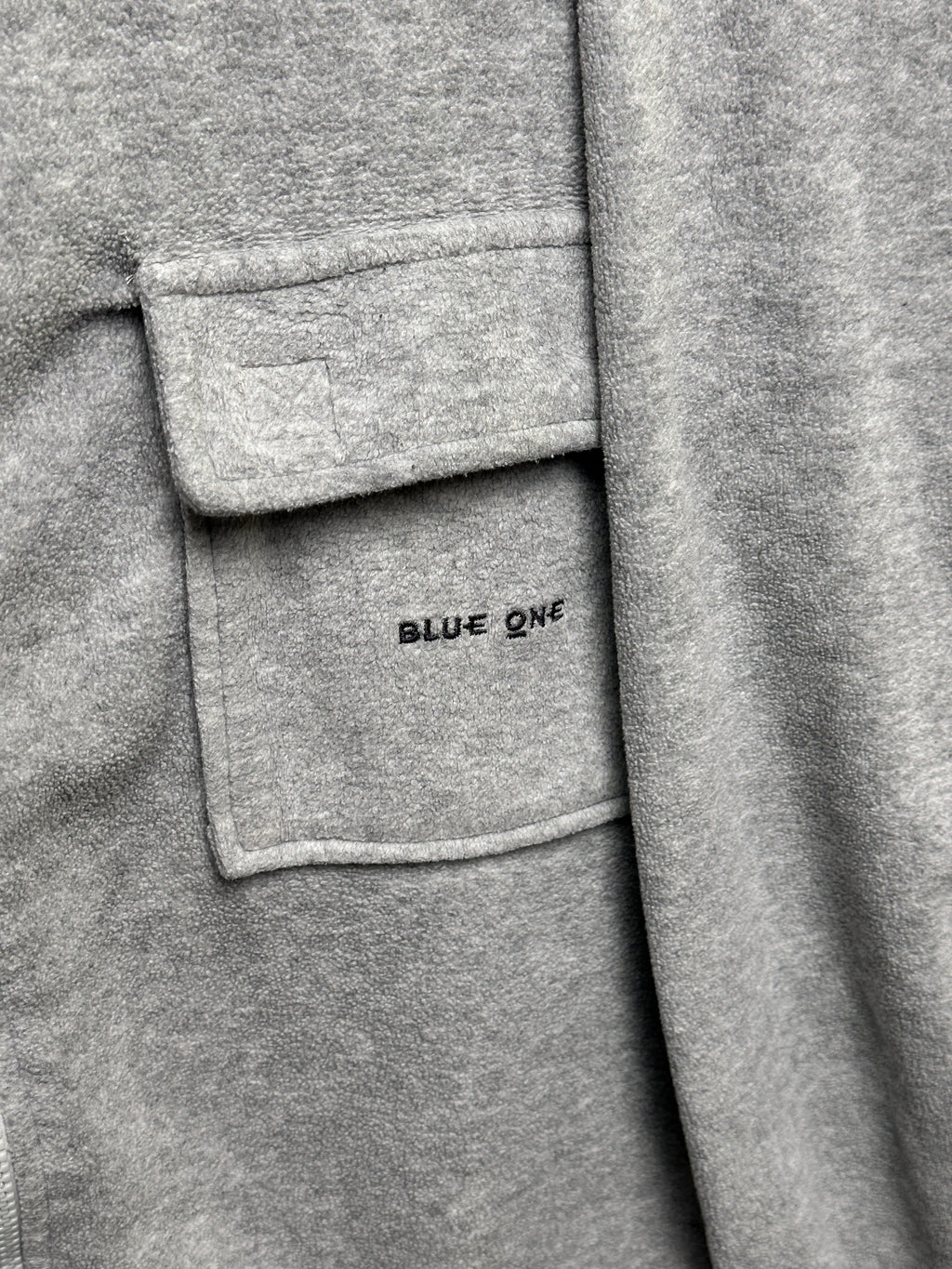 1990s Blue One Fleecejacke Grau | Men’s XL