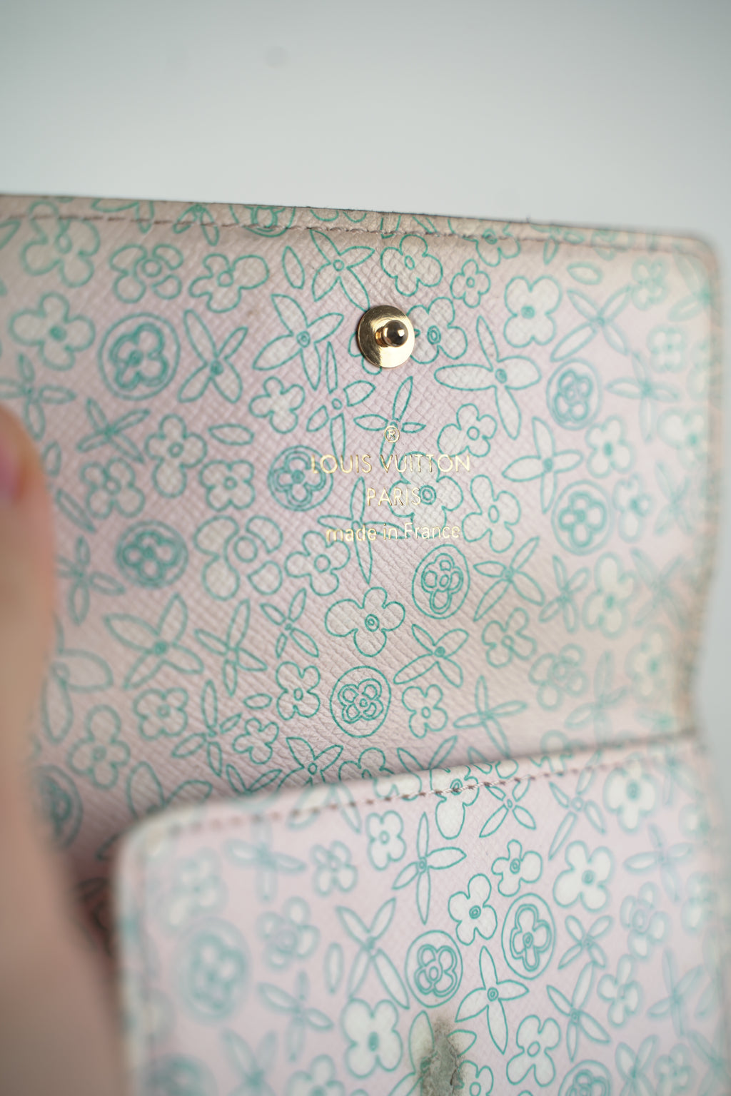 Louis Vuitton Elise Wallet Monogram Canvas M61652 Fleuri