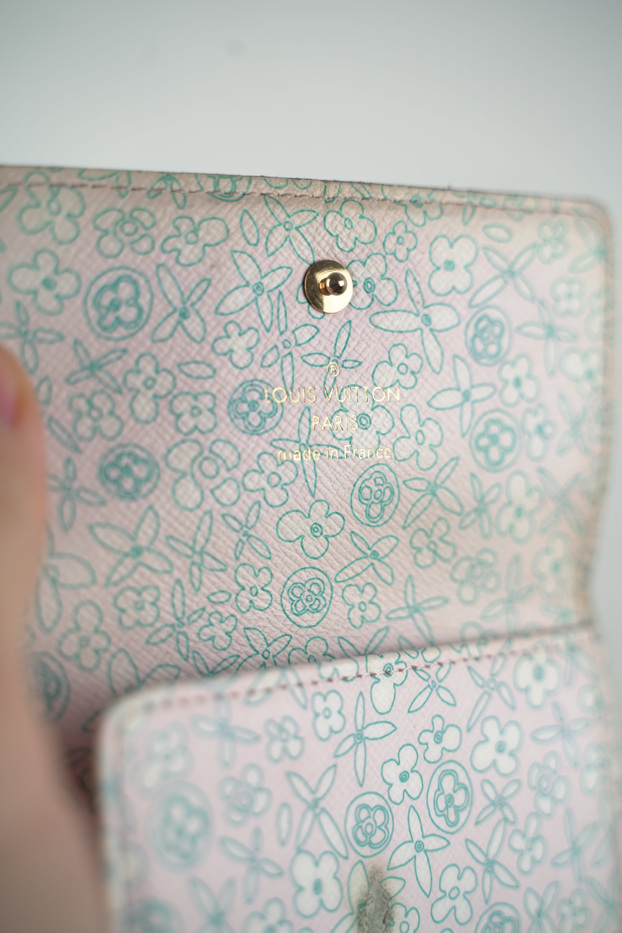 Louis Vuitton Elise Wallet Monogram Canvas M61652 Fleuri