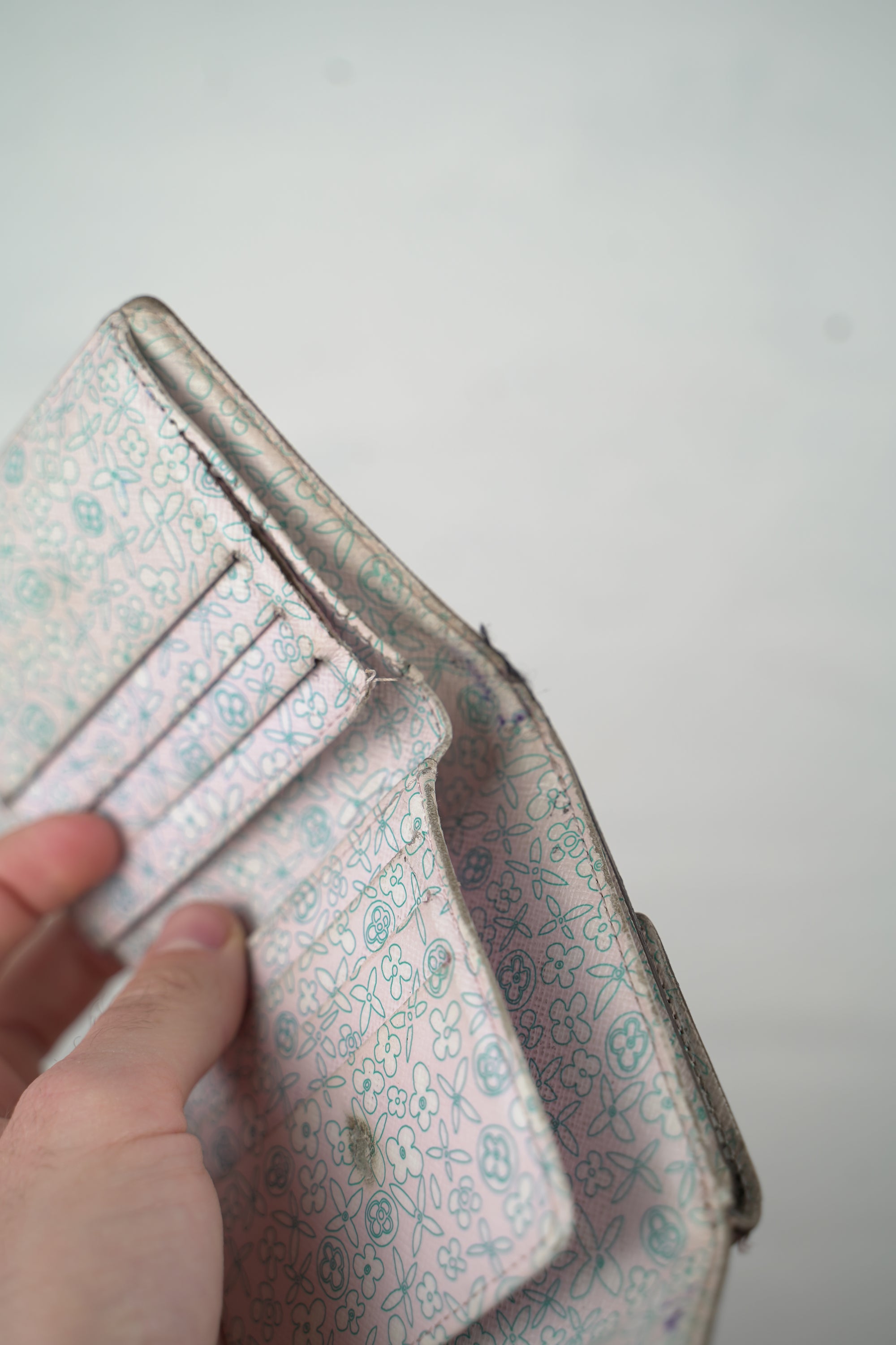 Louis Vuitton Elise Wallet Monogram Canvas M61652 Fleuri