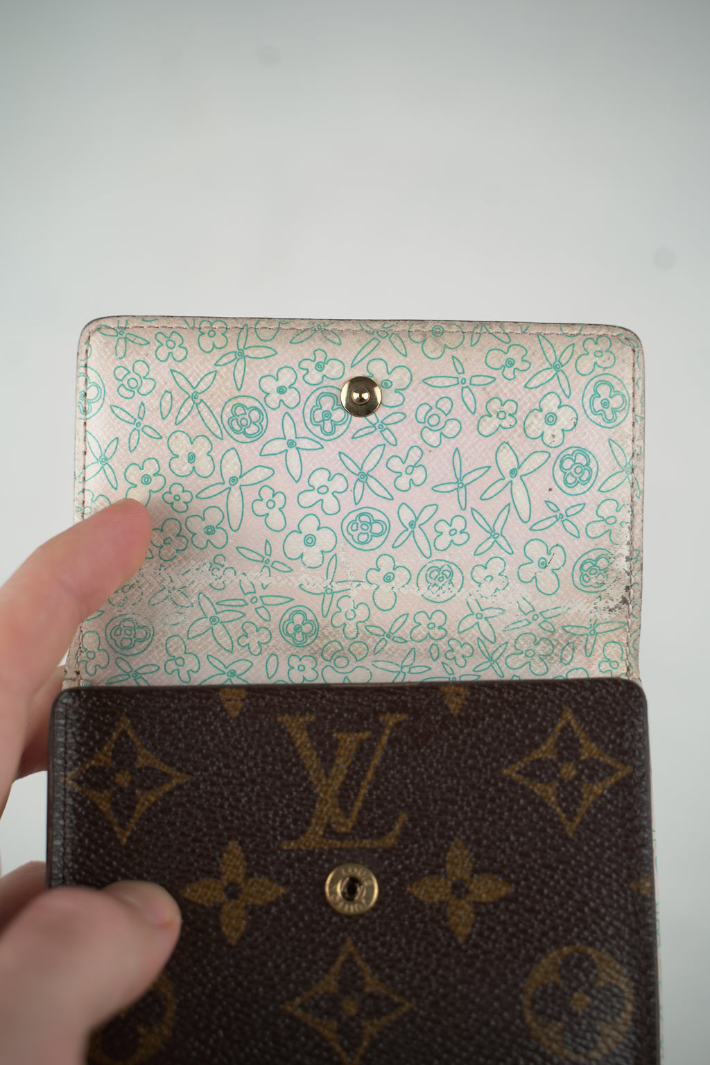 Louis Vuitton Elise Wallet Monogram Canvas M61652 Fleuri