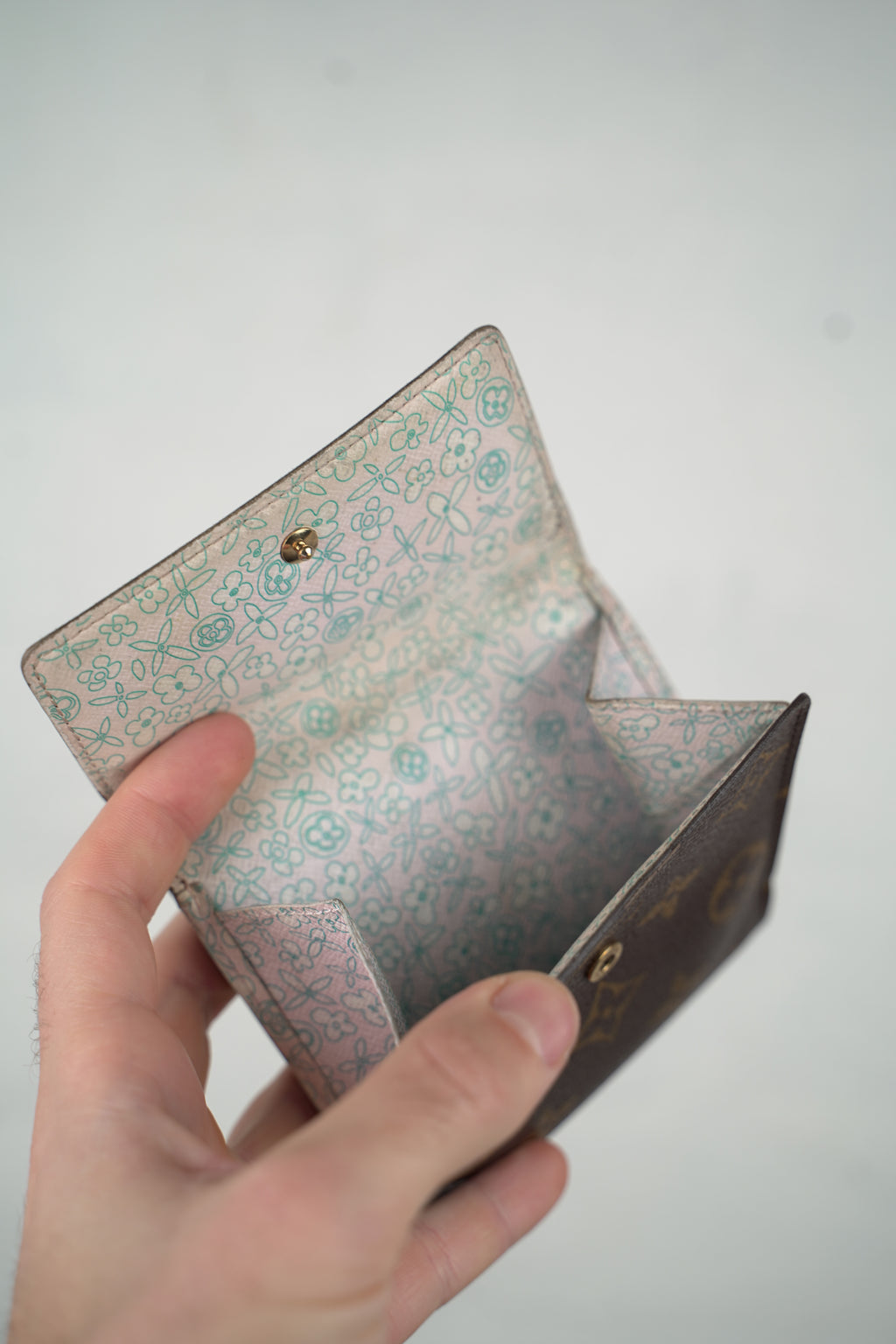 Louis Vuitton Elise Wallet Monogram Canvas M61652 Fleuri
