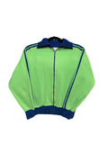 1970s Vintage Adidas Trackjacket | Two-Tone Grün Blau Trainingsjacke S