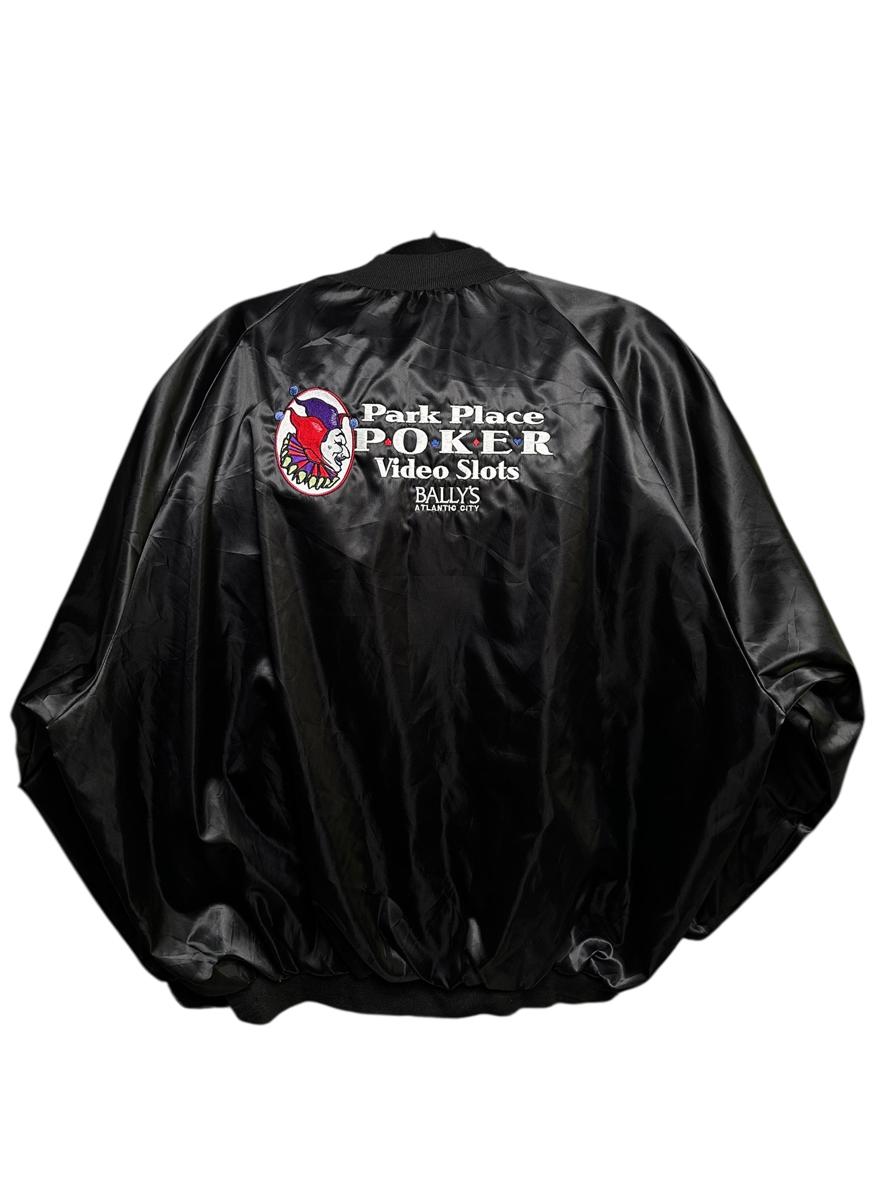 1990s Westark Park Place Poker Bomberjacke XXL | Men’s Vintage