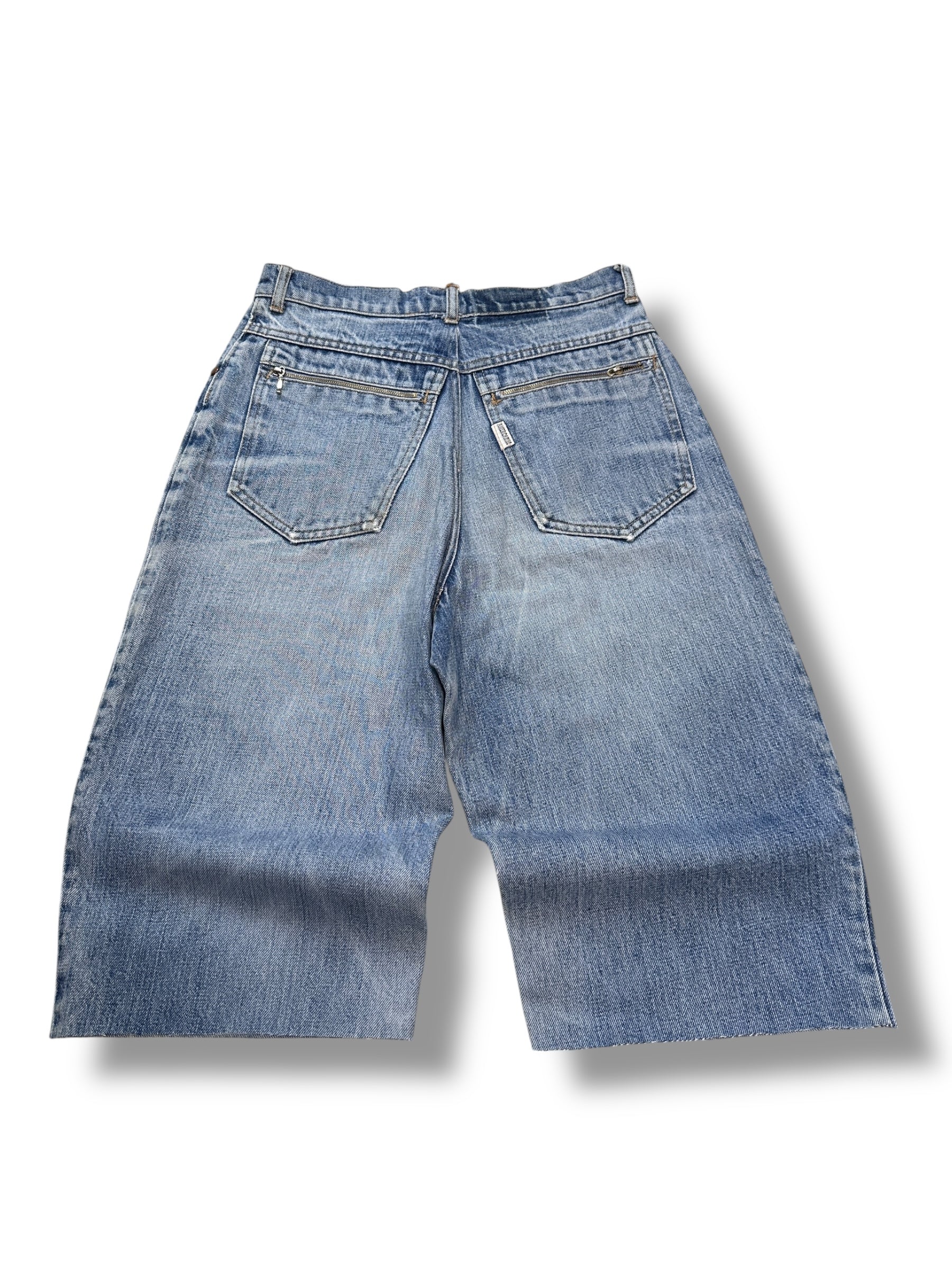 1980s Americanino Jeans Shorts Blau | Men’s Size S | Vintage