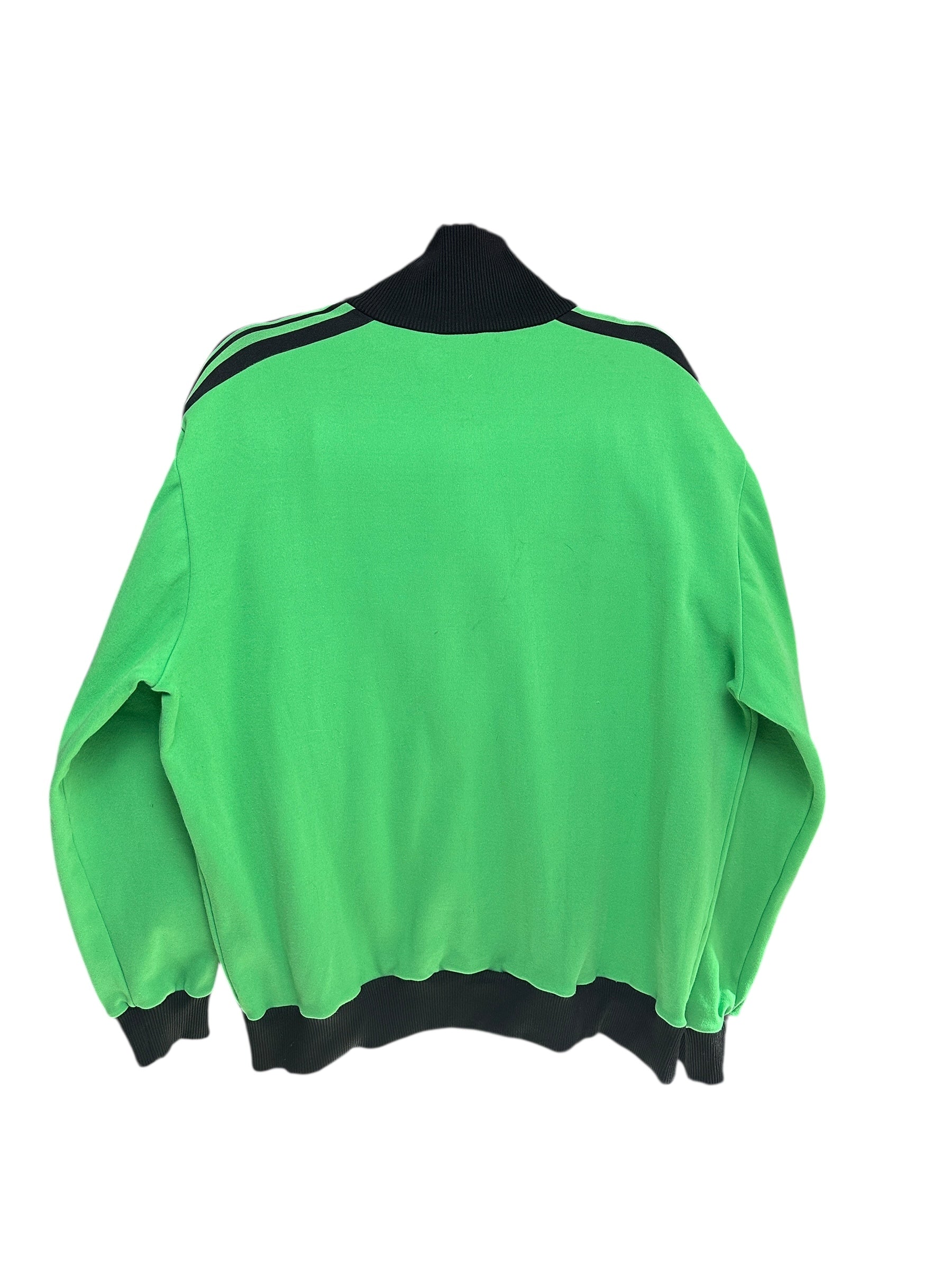 1980s Grasshoppers Two Tone Grün Schwarz Trackjacket Trainingsjacke XXL | Men’s Vintage