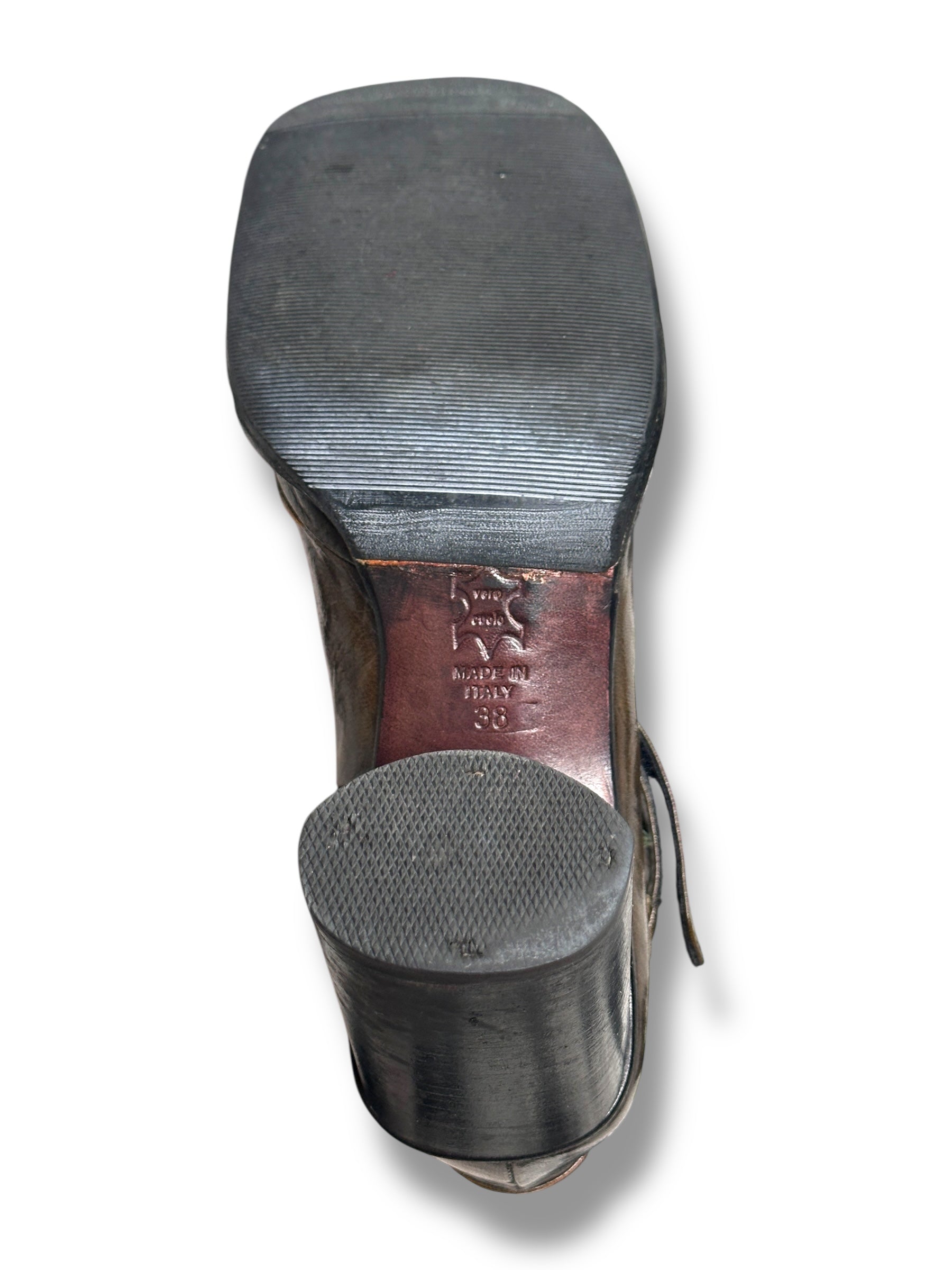 Ixos Plateau Absatz Pumps Damen Braun | EU 38 | Vintage Y2K