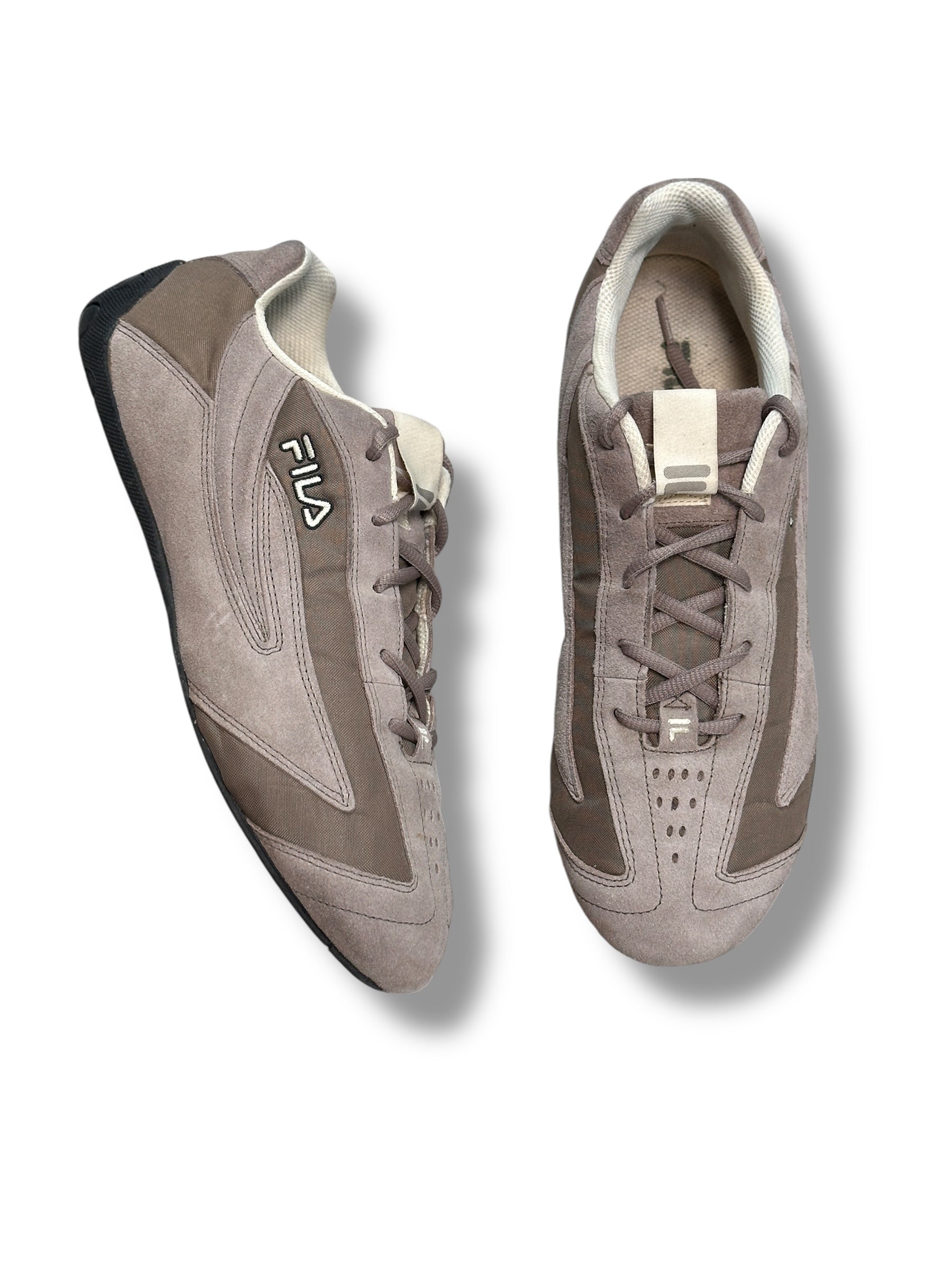 Y2K Fila Schlanker Sneaker Braun/Greige Vintage | Herren EU 43