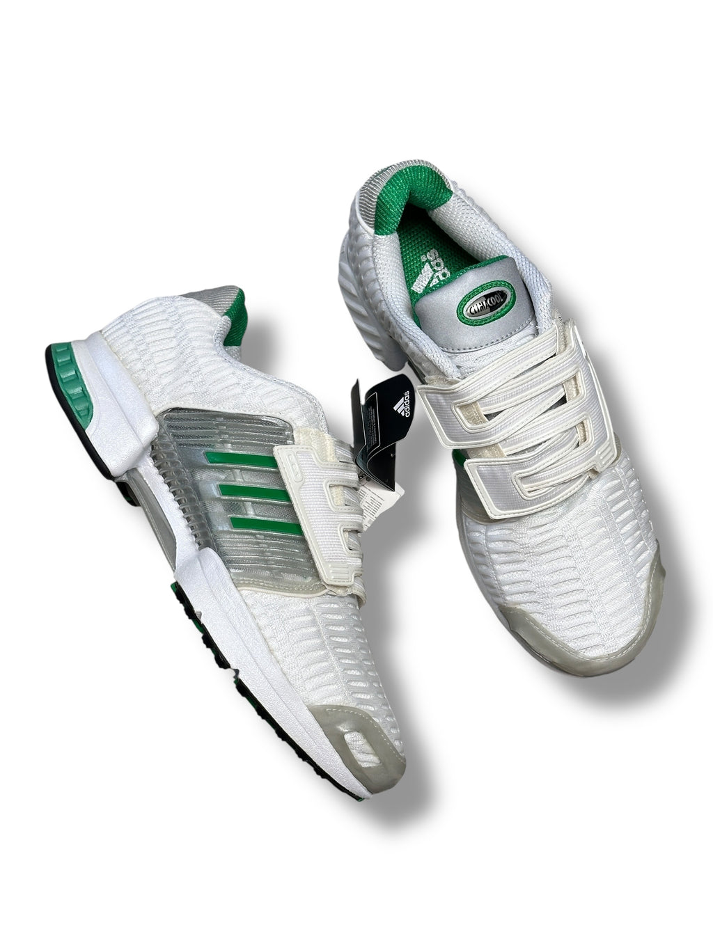 2008 Adidas ClimaCool RU 664199 Weiß/Silber/Grün EU 43 1/3 | Men’s Vintage Sneaker
