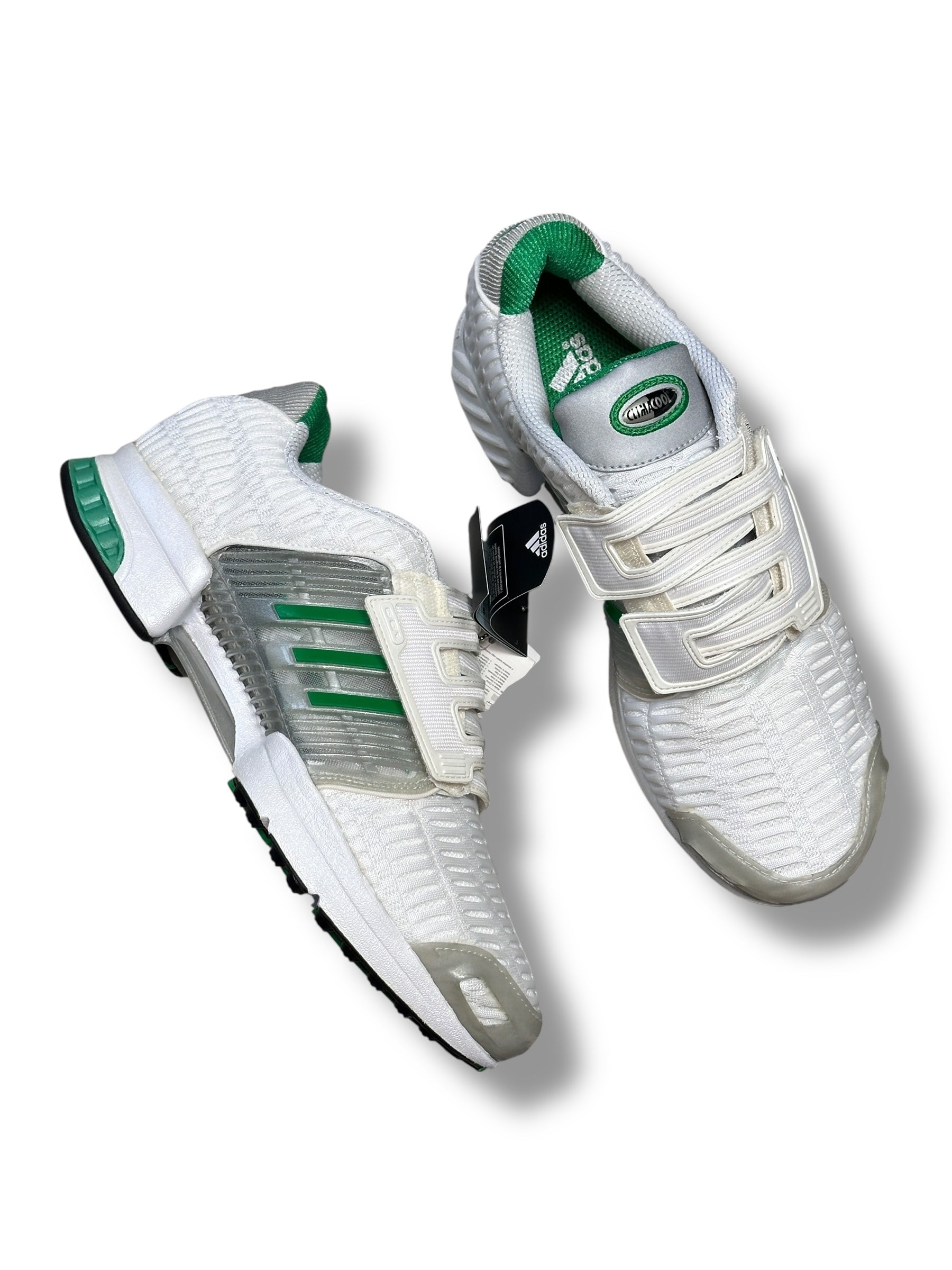 2008 Adidas ClimaCool RU 664199 Weiß/Silber/Grün EU 43 1/3 | Men’s Vintage Sneaker