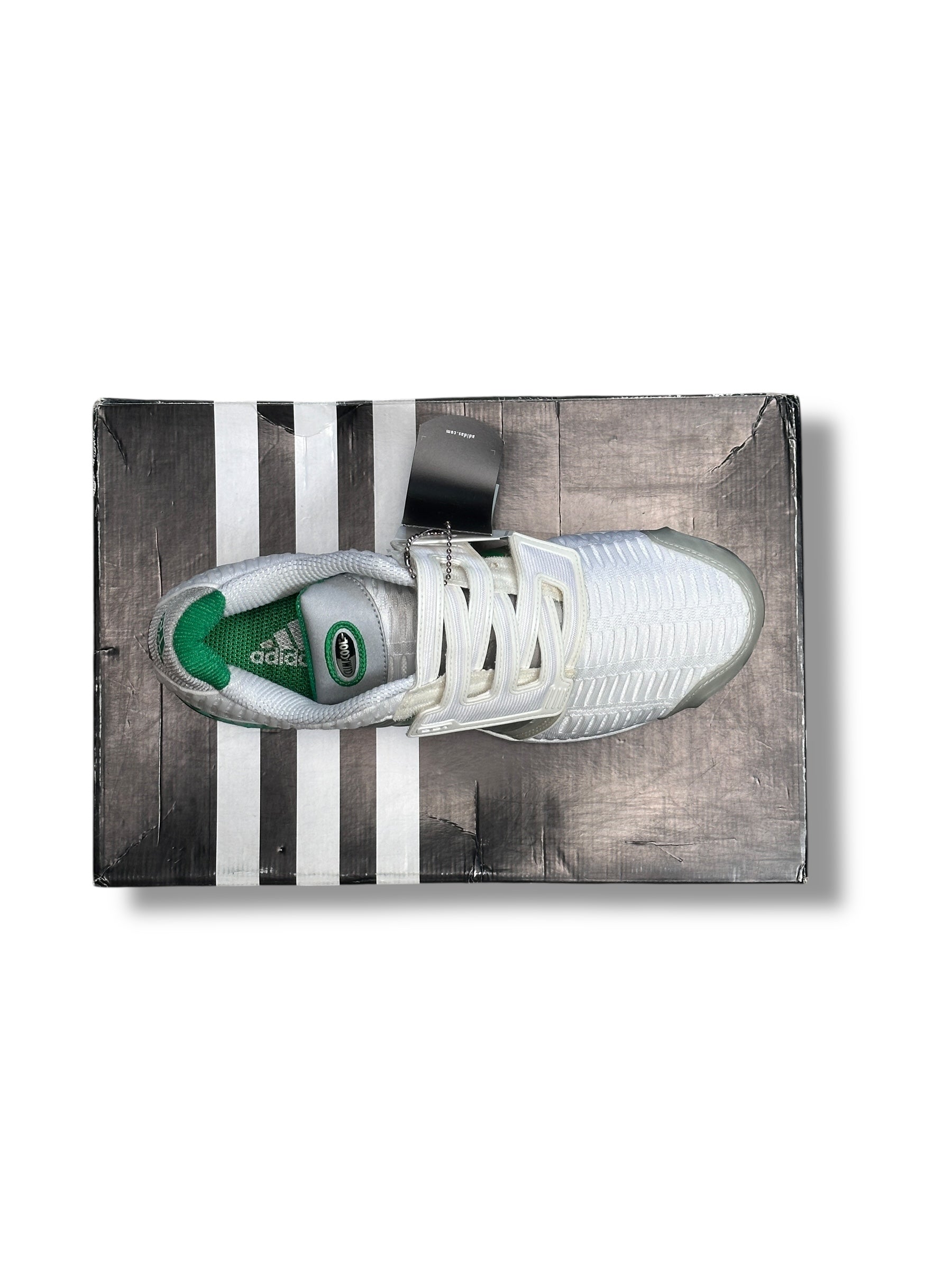 2008 Adidas ClimaCool RU 664199 Weiß/Silber/Grün EU 43 1/3 | Men’s Vintage Sneaker