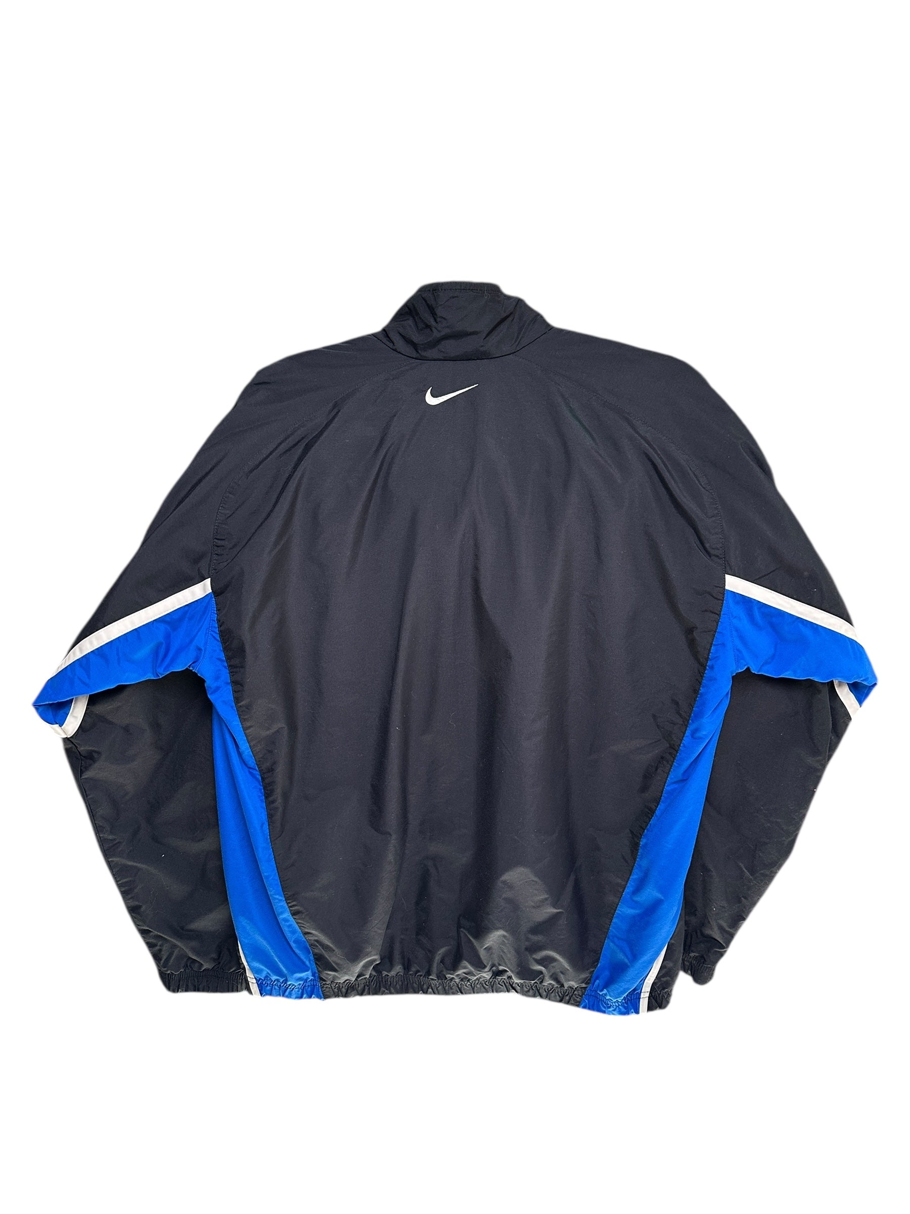 2000s Nike Trackjacket Trainingsjacke Schwarz Blau M–L | Men’s Vintage