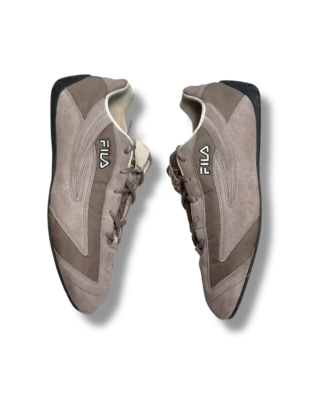 Y2K Fila Schlanker Sneaker Braun/Greige Vintage | Herren EU 43