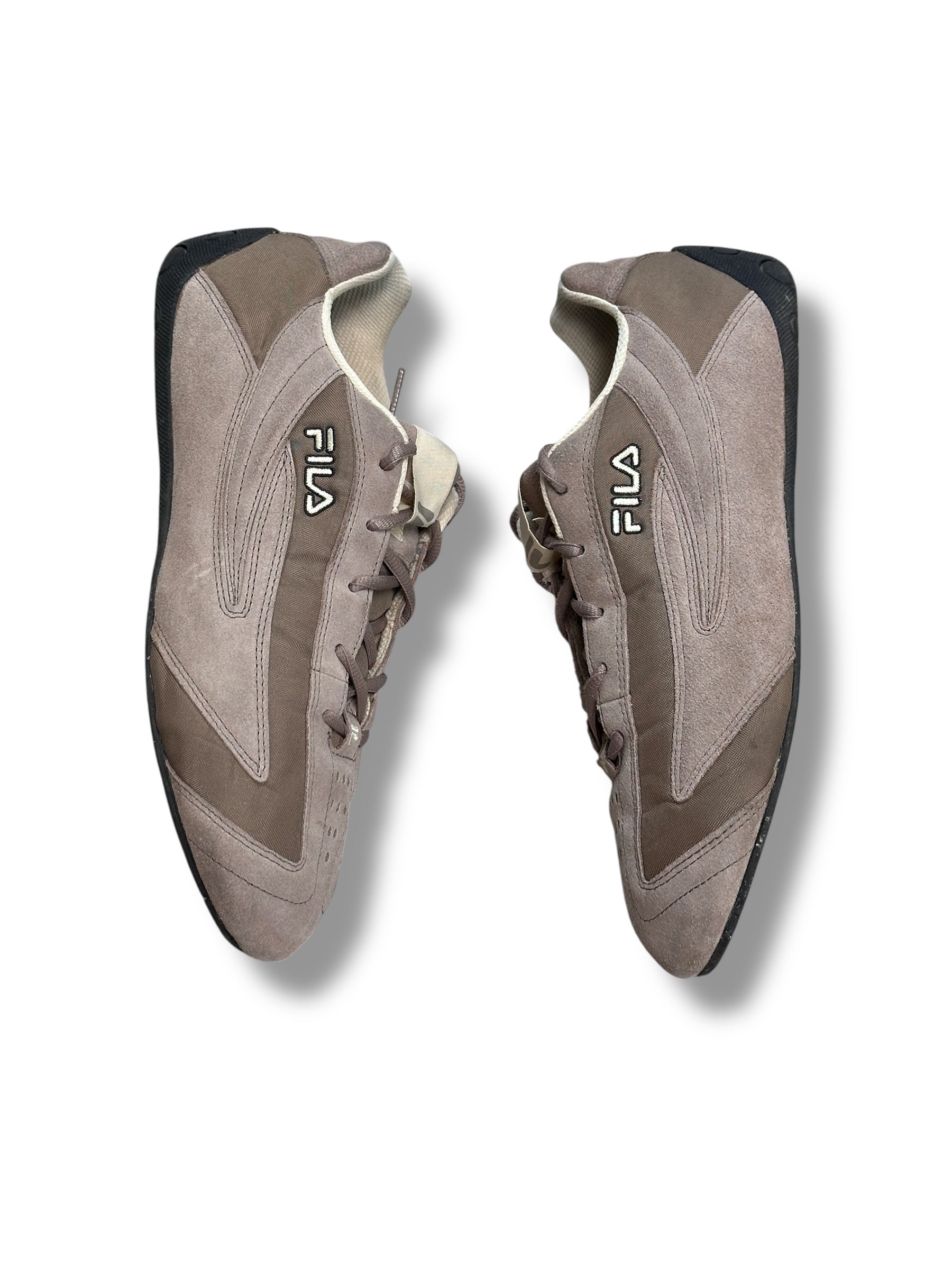 Y2K Fila Schlanker Sneaker Braun/Greige Vintage | Herren EU 43
