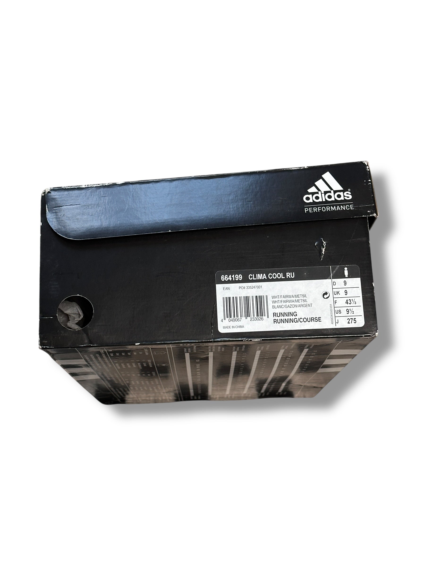 2008 Adidas ClimaCool RU 664199 Weiß/Silber/Grün EU 43 1/3 | Men’s Vintage Sneaker