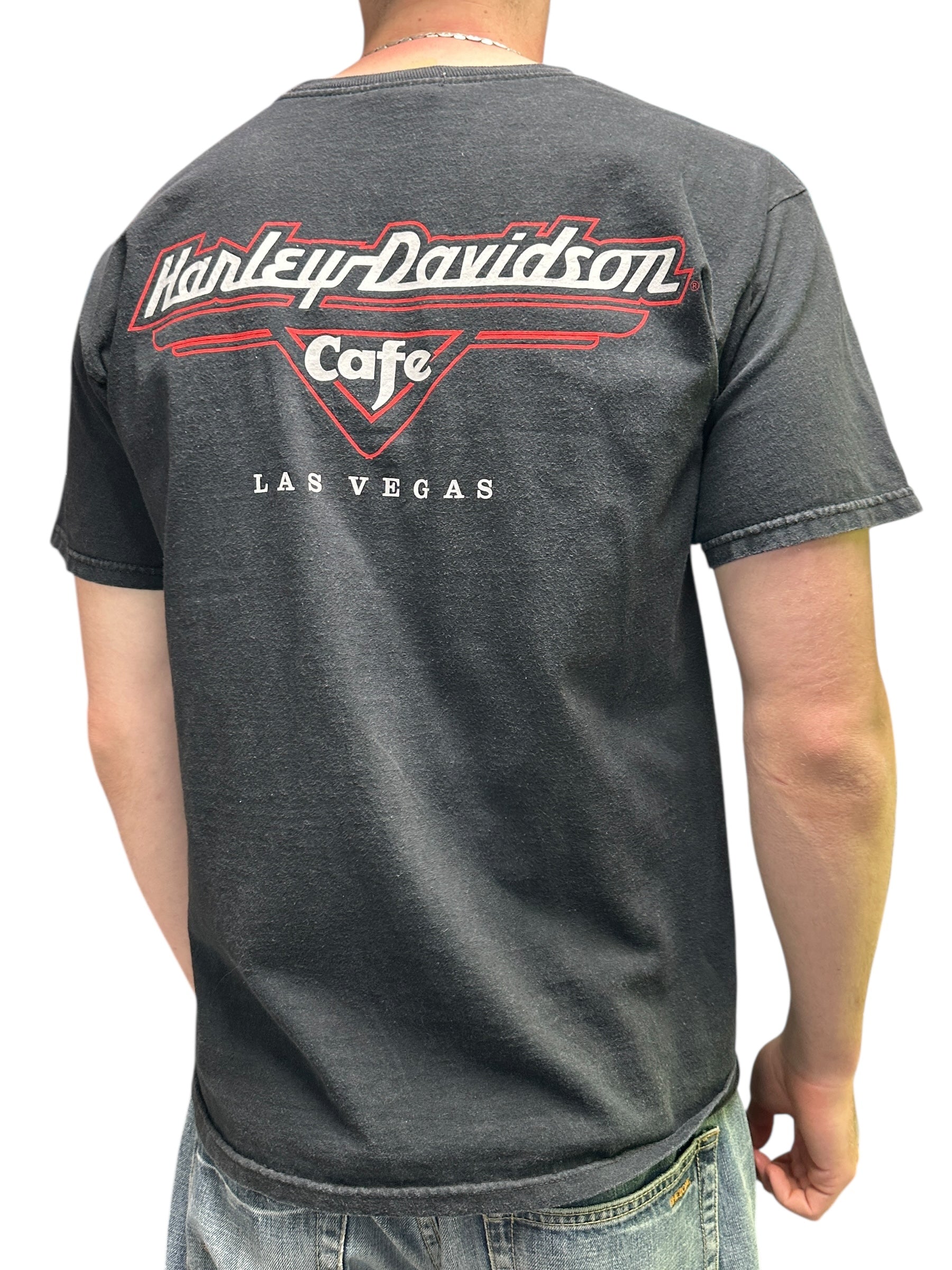 1990s Harley Davidson Las Vegas Motorcycle alstyle T-Shirt M