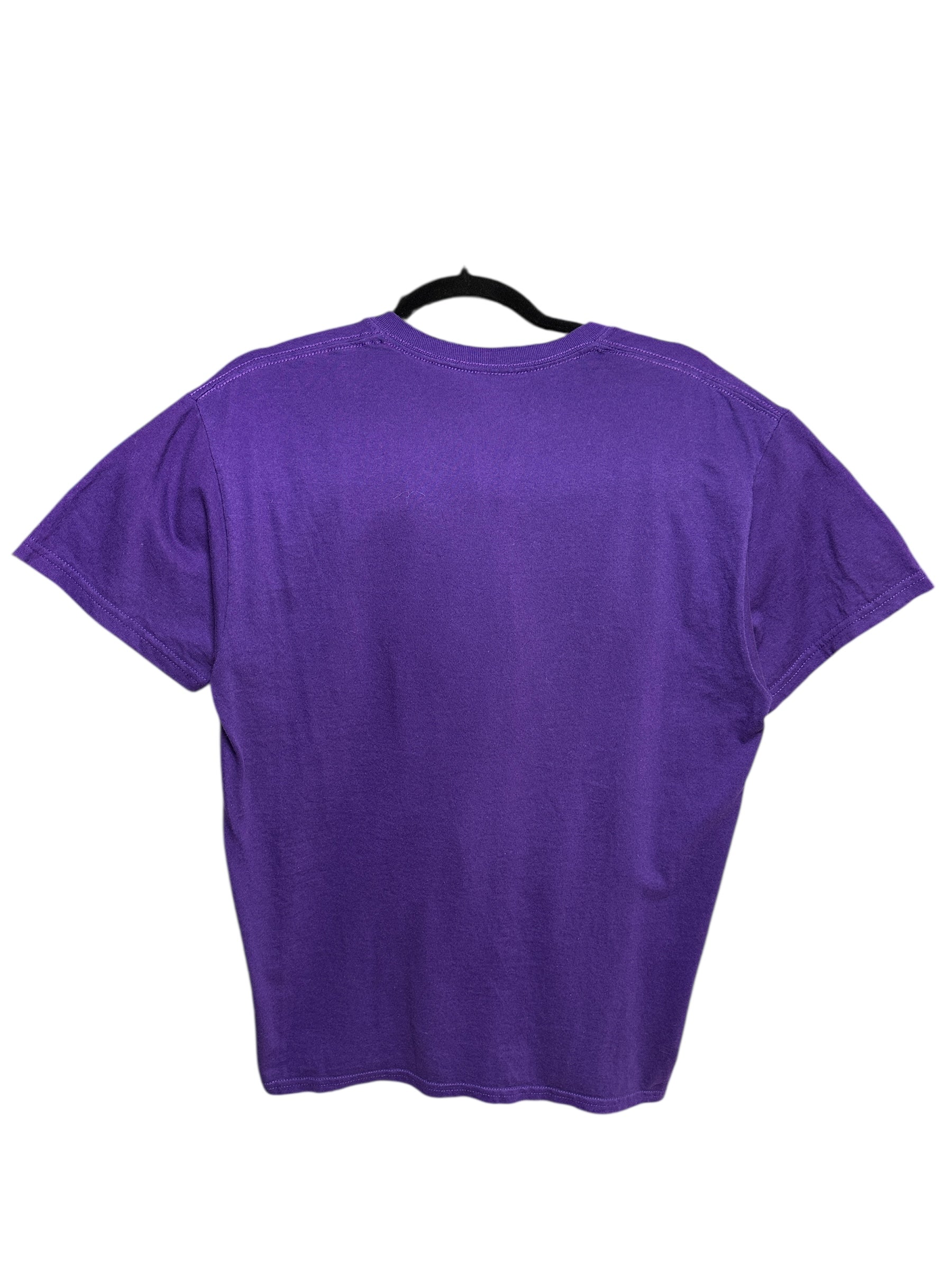 2000s Gildan Lila Gelb T-Shirt M | Men’s Vintage