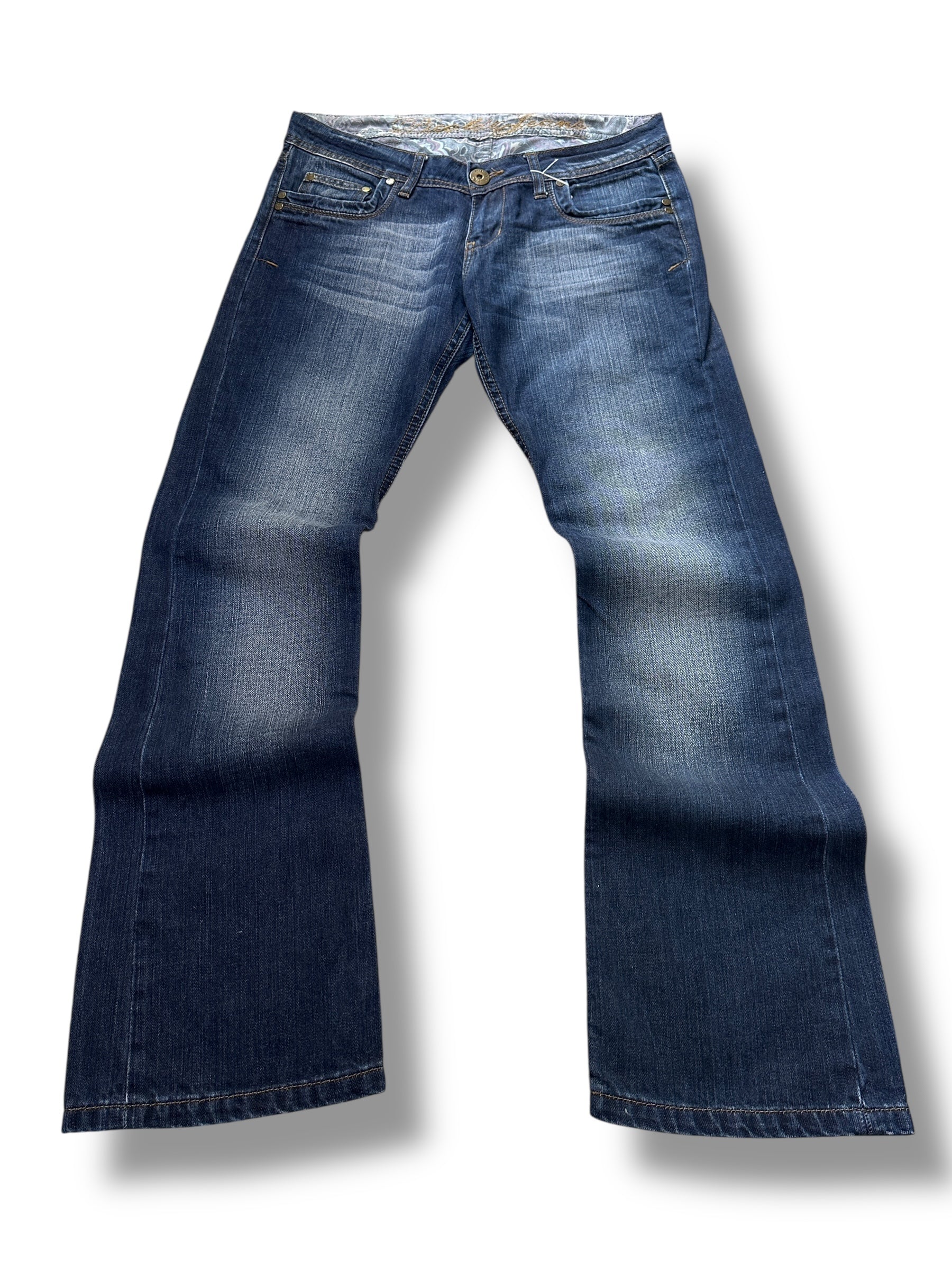 Y2K PCLD Flared Jeans Lucia Dark Low Waist | 36 Women’s W30