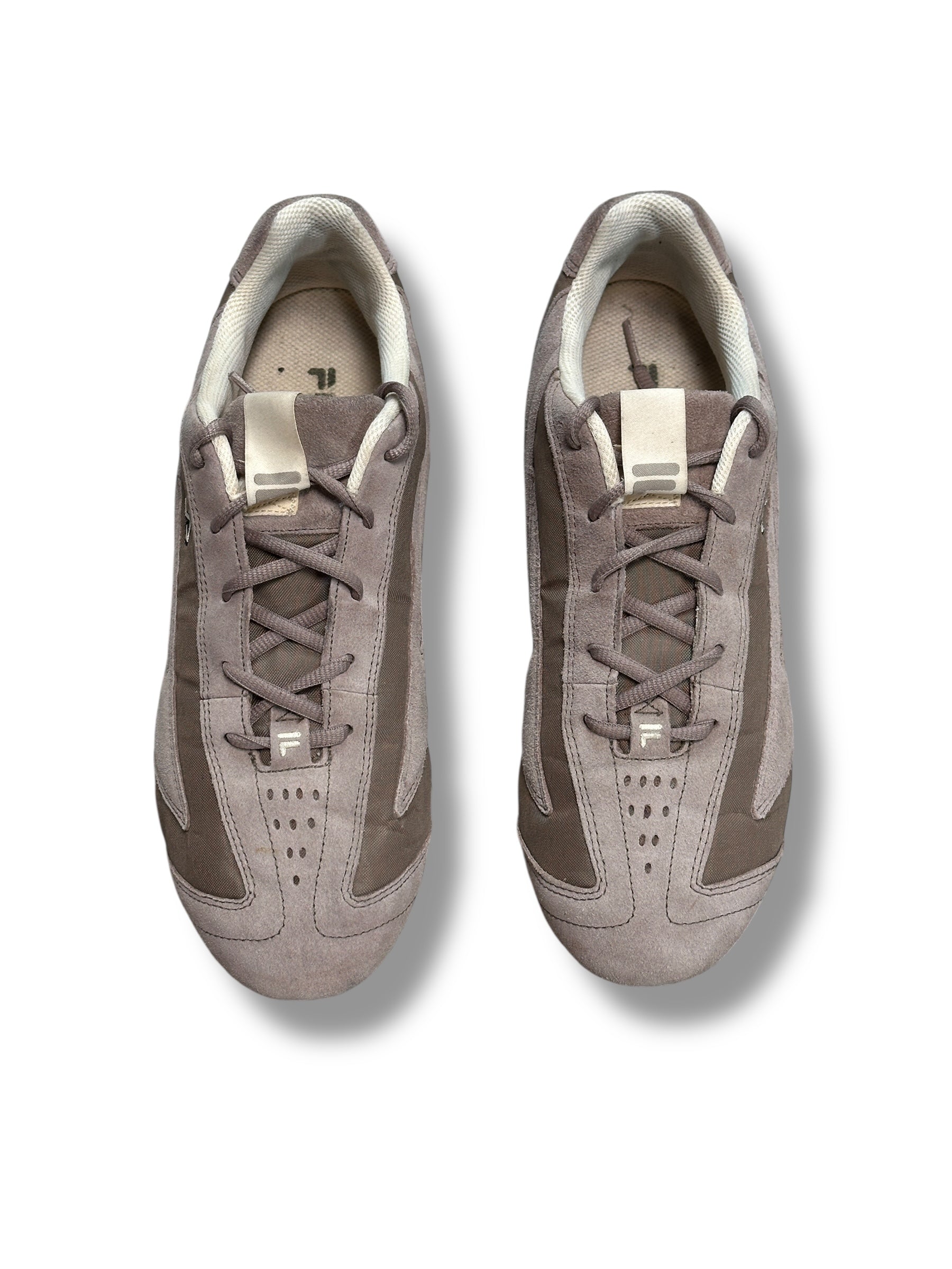 Y2K Fila Schlanker Sneaker Braun/Greige Vintage | Herren EU 43