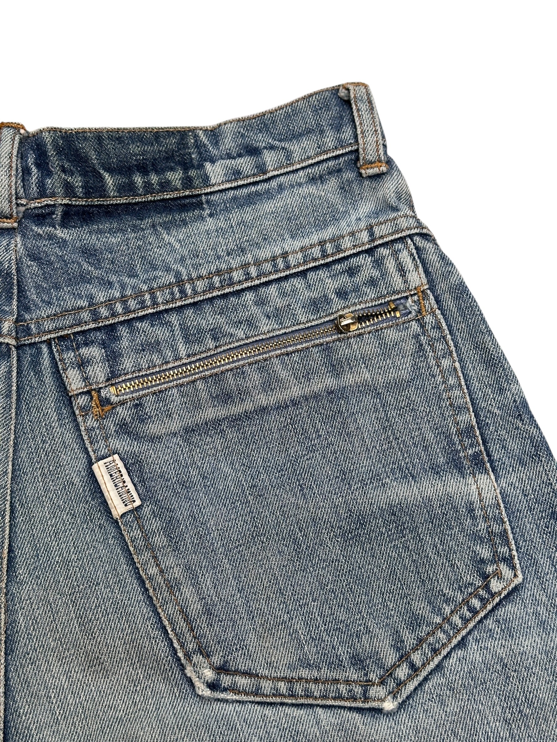 1980s Americanino Jeans Shorts Blau | Men’s Size S | Vintage