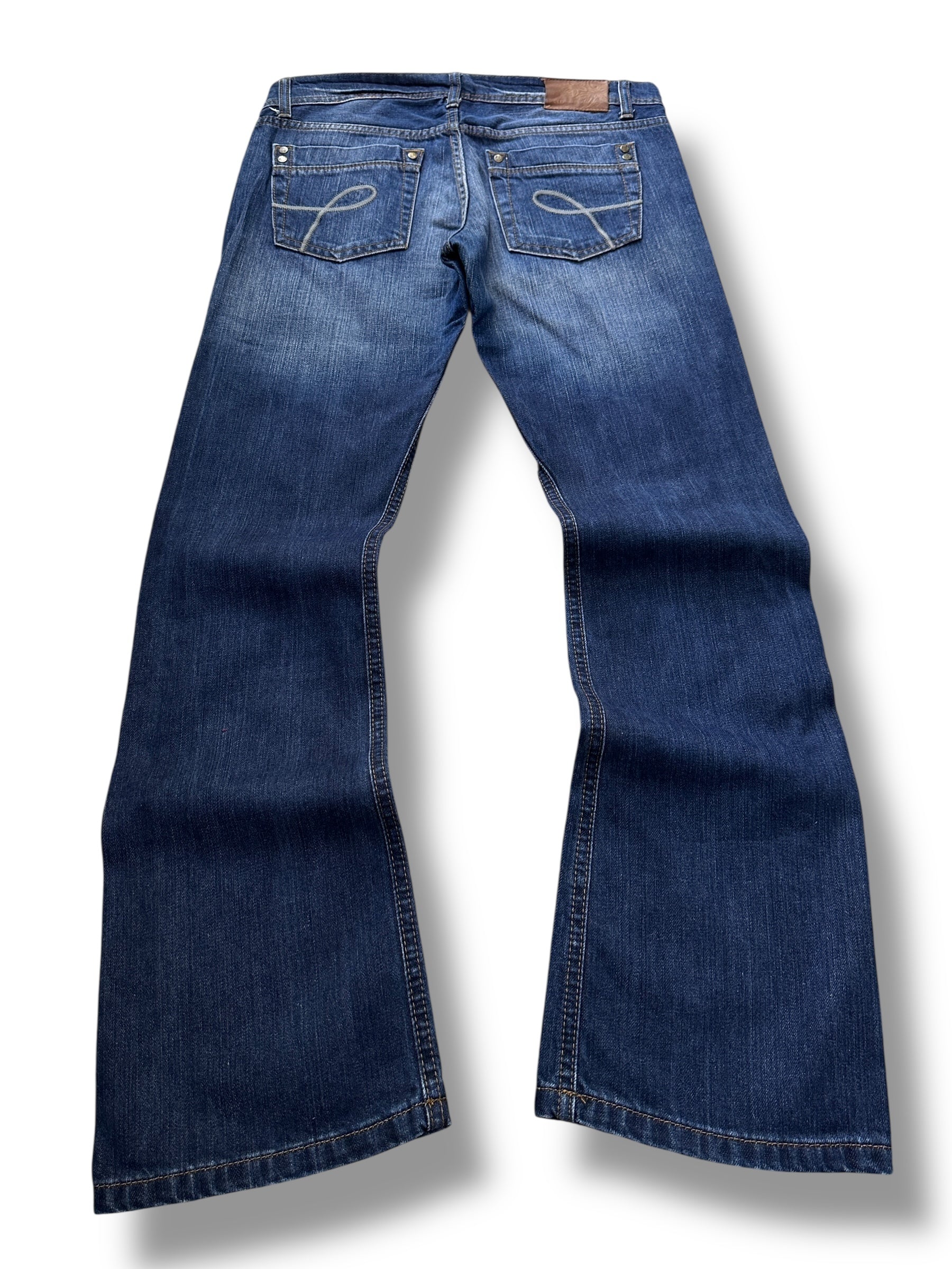 Y2K PCLD Flared Jeans Lucia Dark Low Waist | 36 Women’s W30