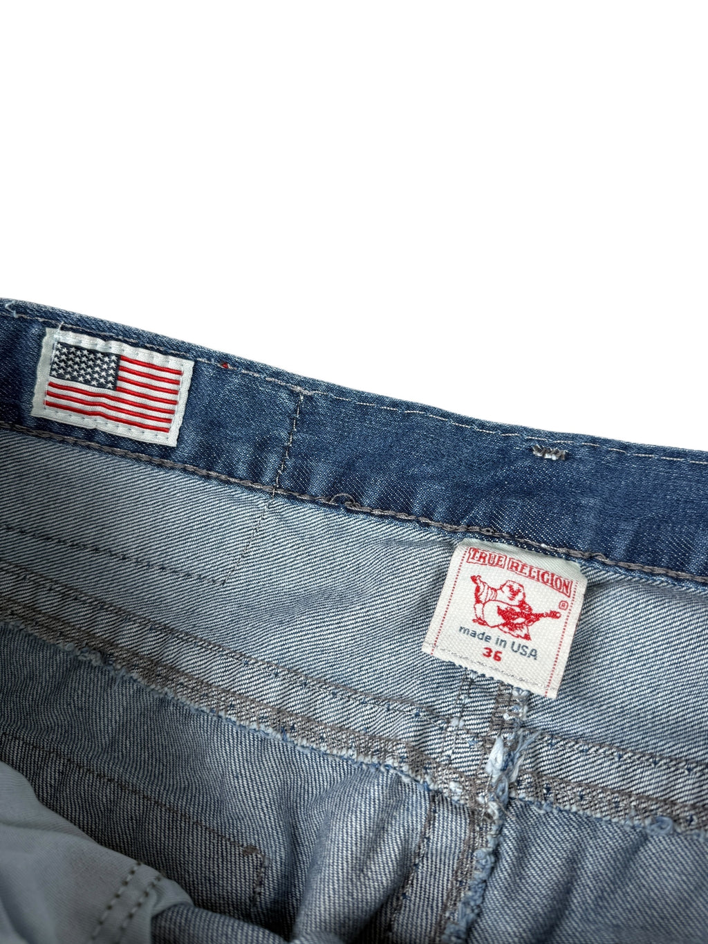 2000s True Religion Billy Big T Blaue Jeans | S (W36 L28)