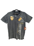 Y2K Hard Rock Café Poloshirt Grau Washed S | Men’s Vintage