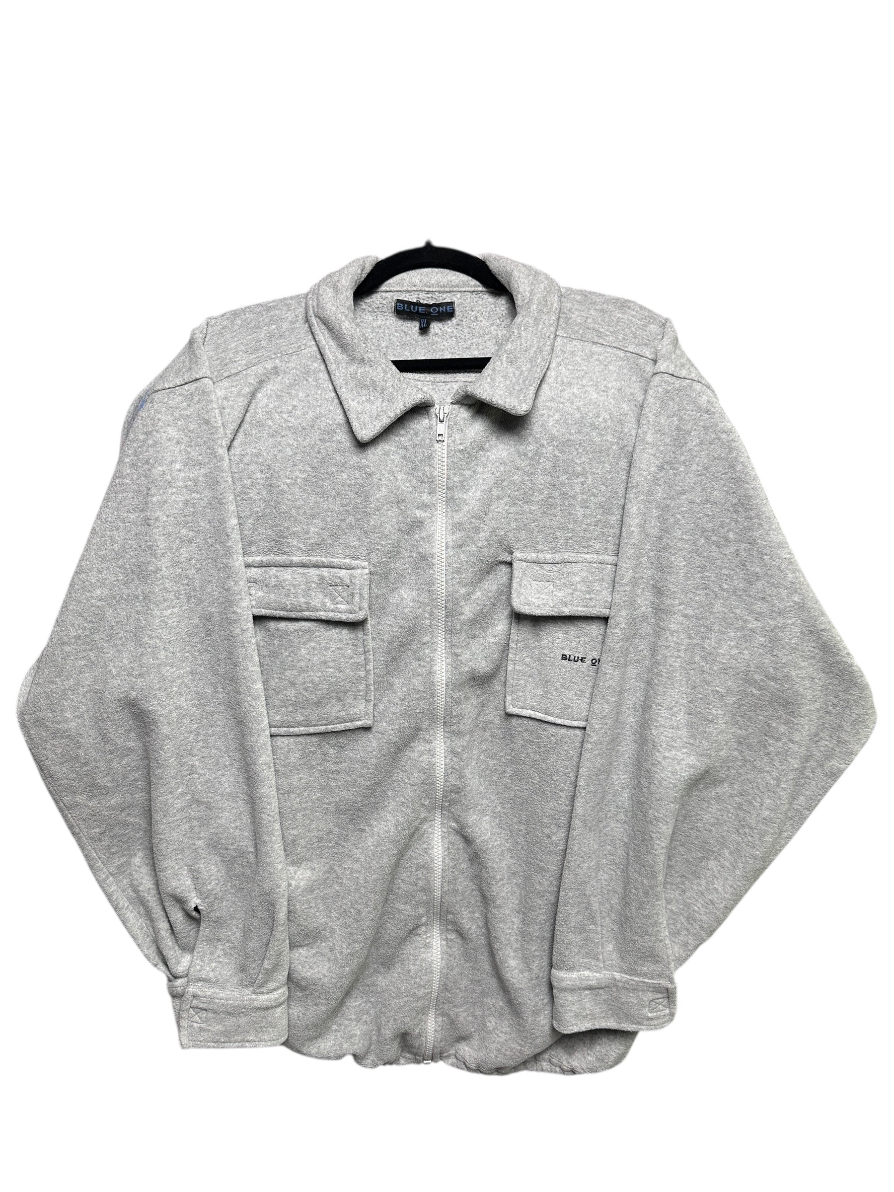 1990s Blue One Fleecejacke Grau | Men’s XL