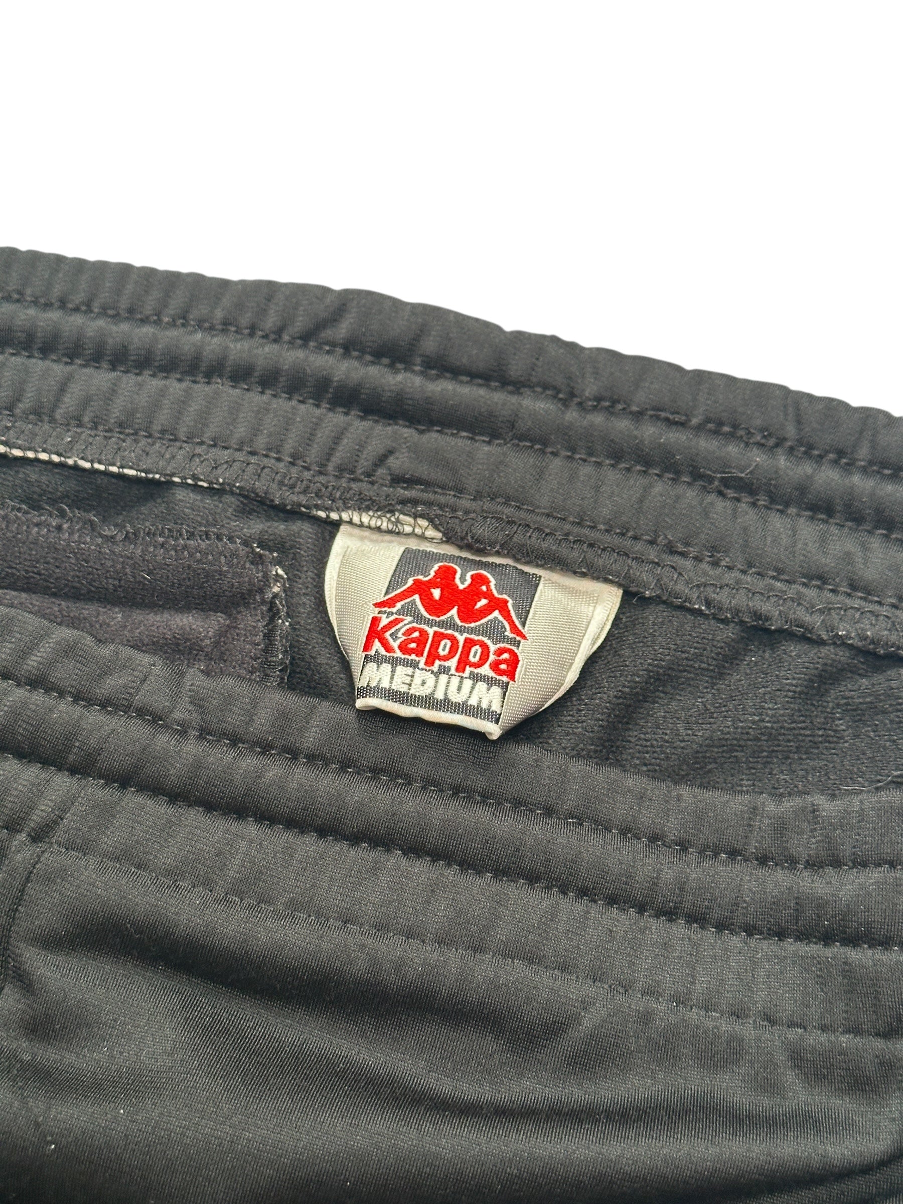 1990s Kappa Trackpants | Vintage Sommer Shorts mit Knöpfen | M