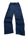 2000s Nike Trackpants Dunkelblau | Weißer Streifen S Vintage