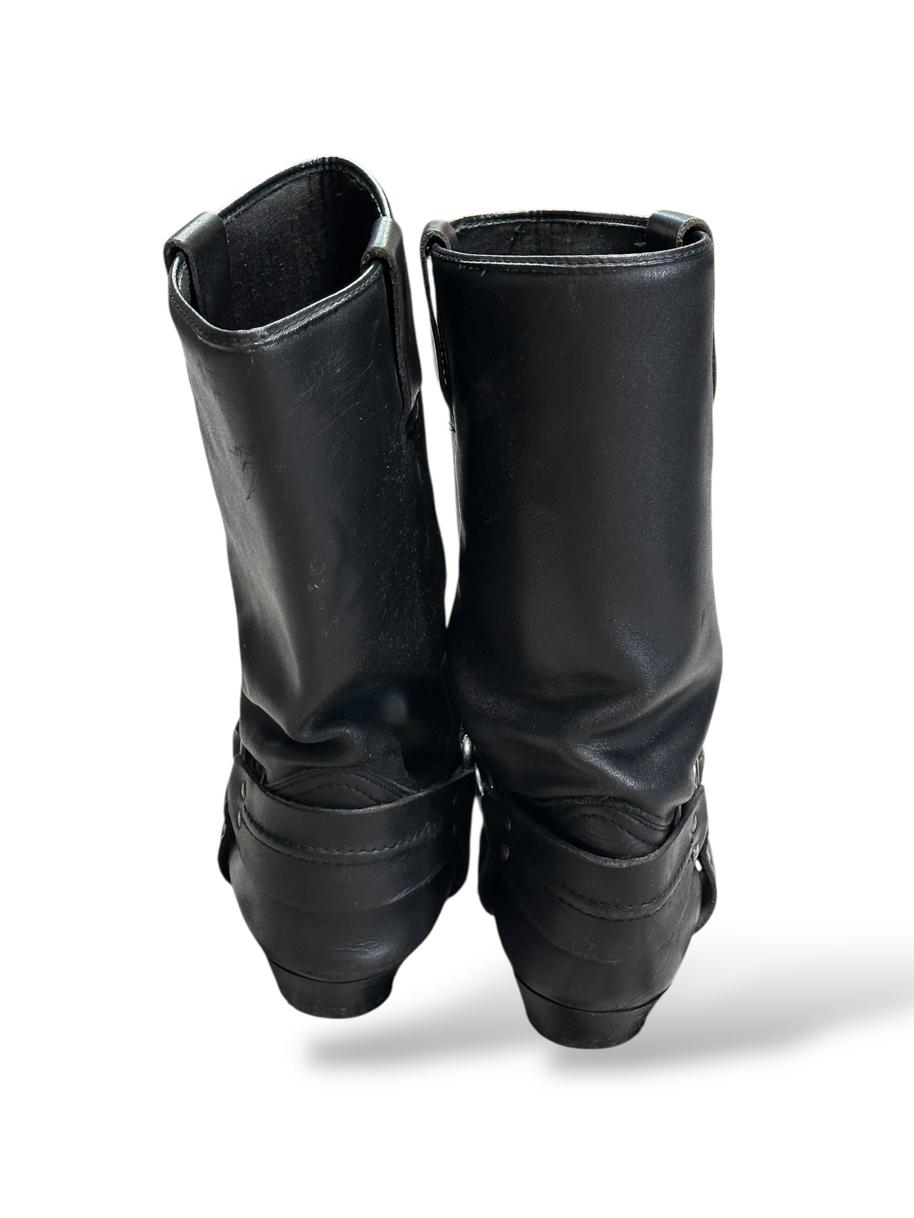 Western Cowboy Boots Herren Schwarz Vintage | EU 42 | Echtleder Made in Europe