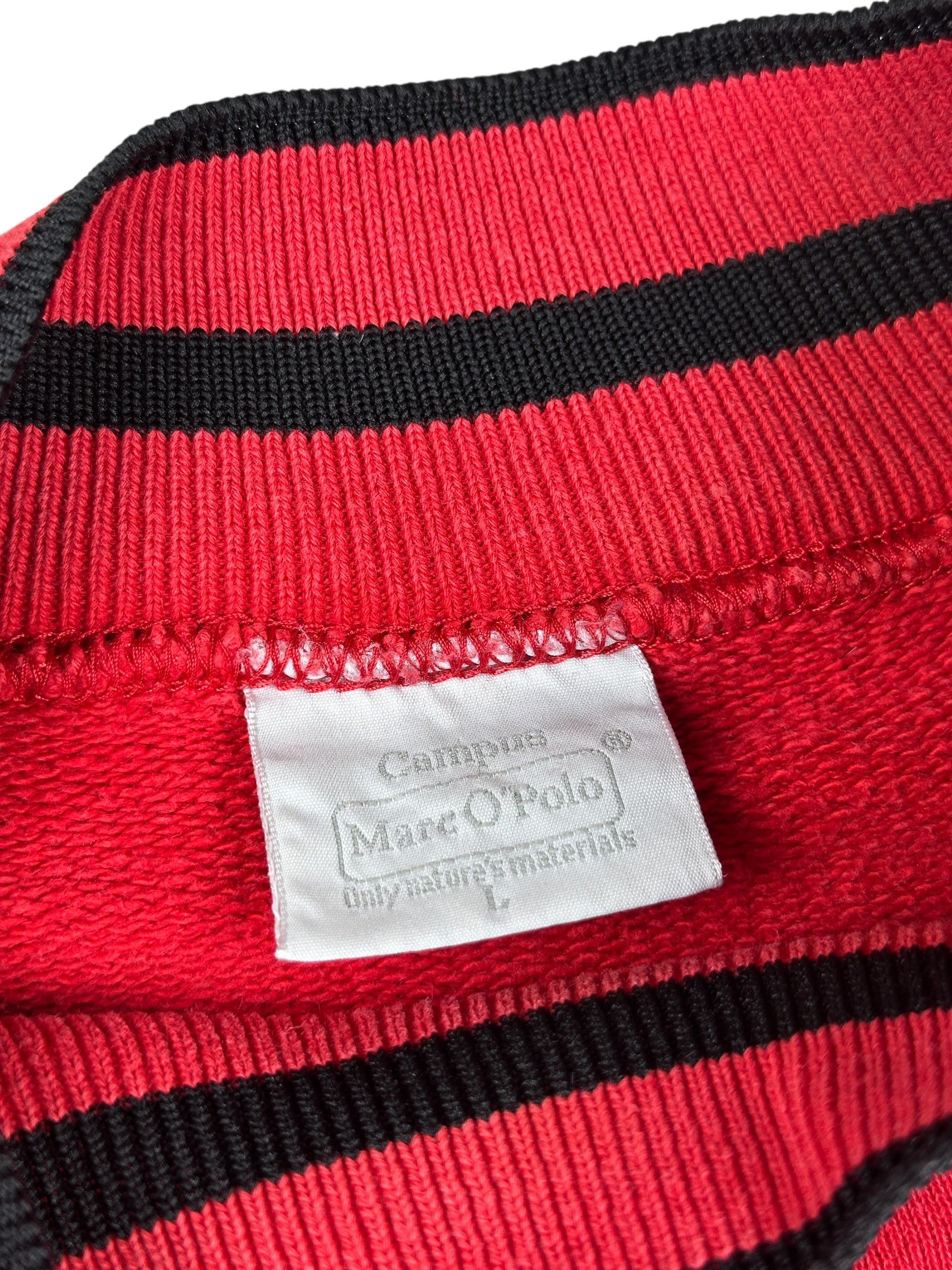 1990s Marc O’Polo Wintersweater Rot “Chansony sans pandes” | Vintage L
