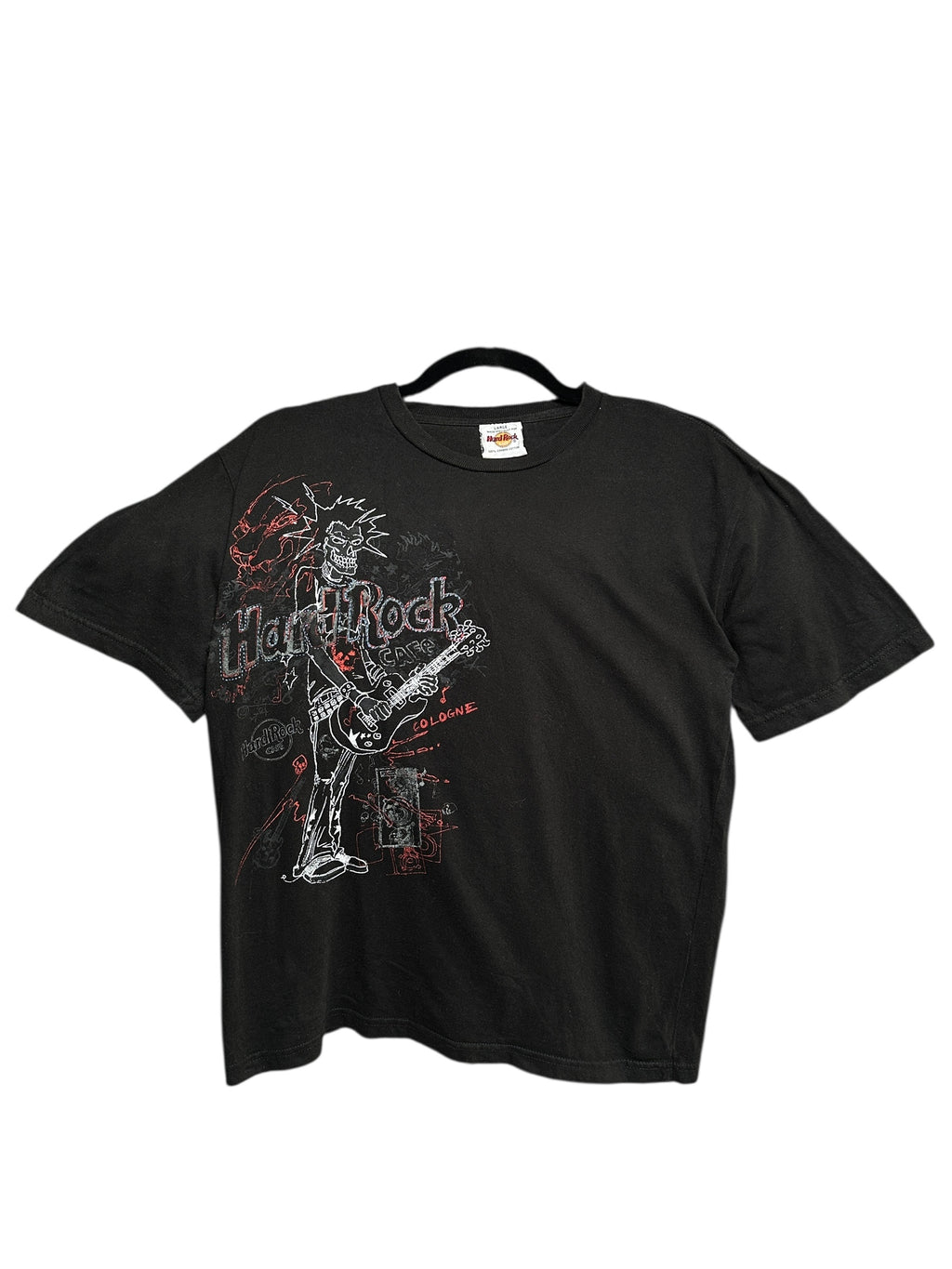 Y2K Hard Rock Punk Cologne Schwarz T-Shirt S | Men’s Vintage
