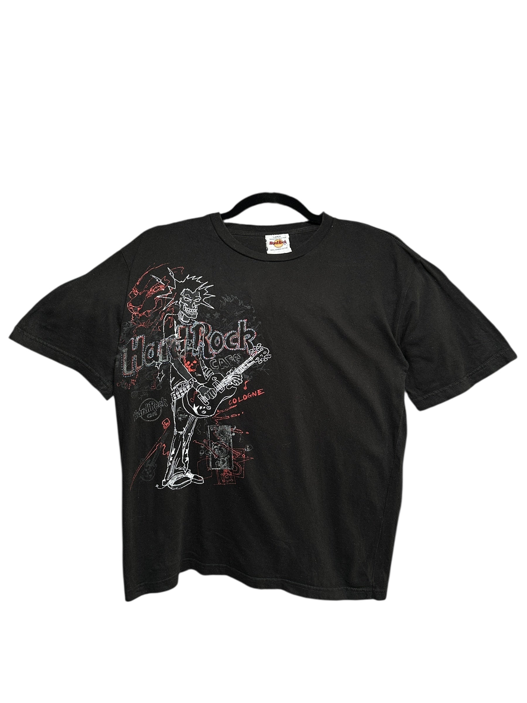 Y2K Hard Rock Punk Cologne Schwarz T-Shirt S | Men’s Vintage