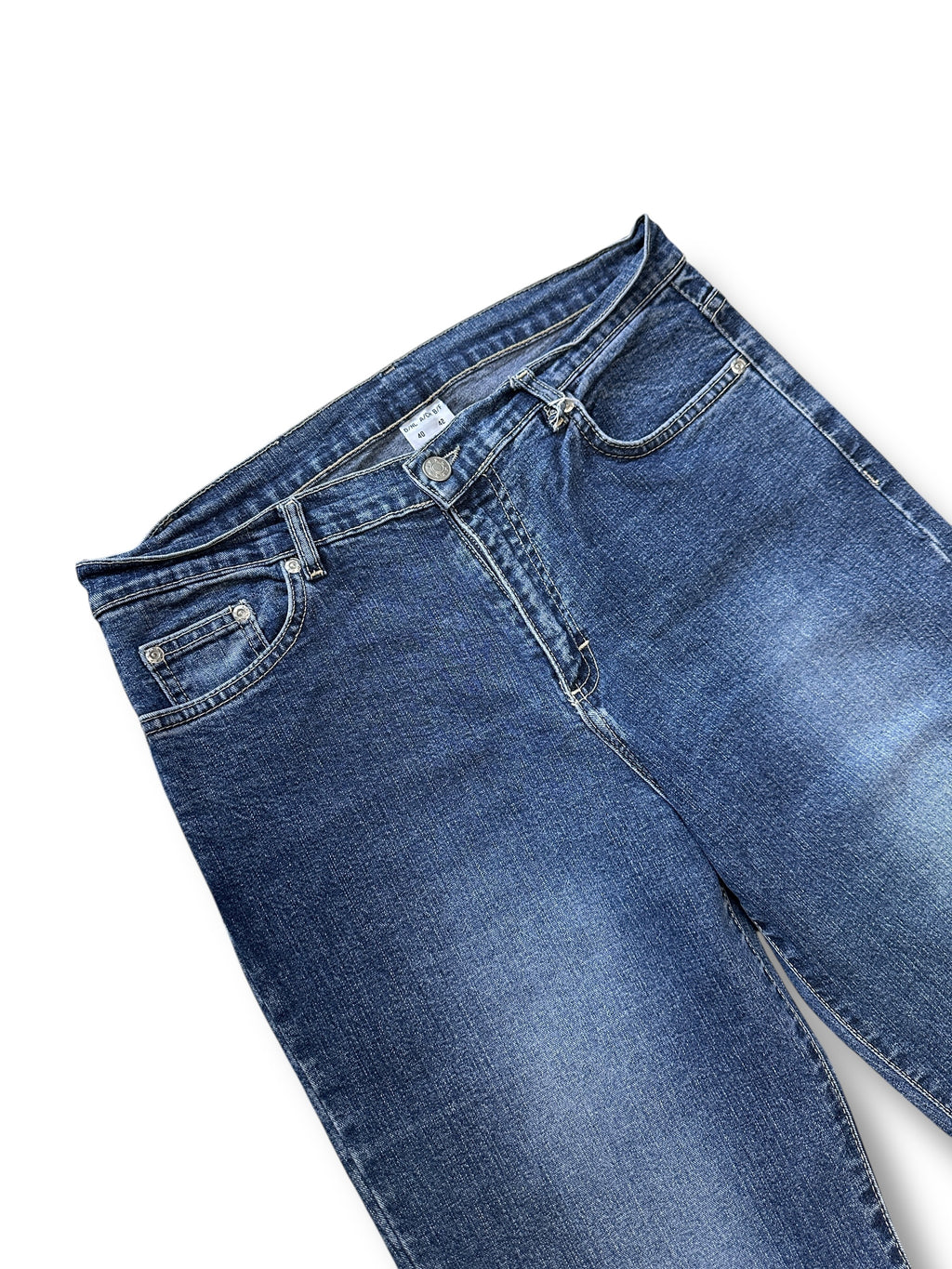 Y2K Flared Jeans Dunkelblau Low Waist | 38 Women’s W29