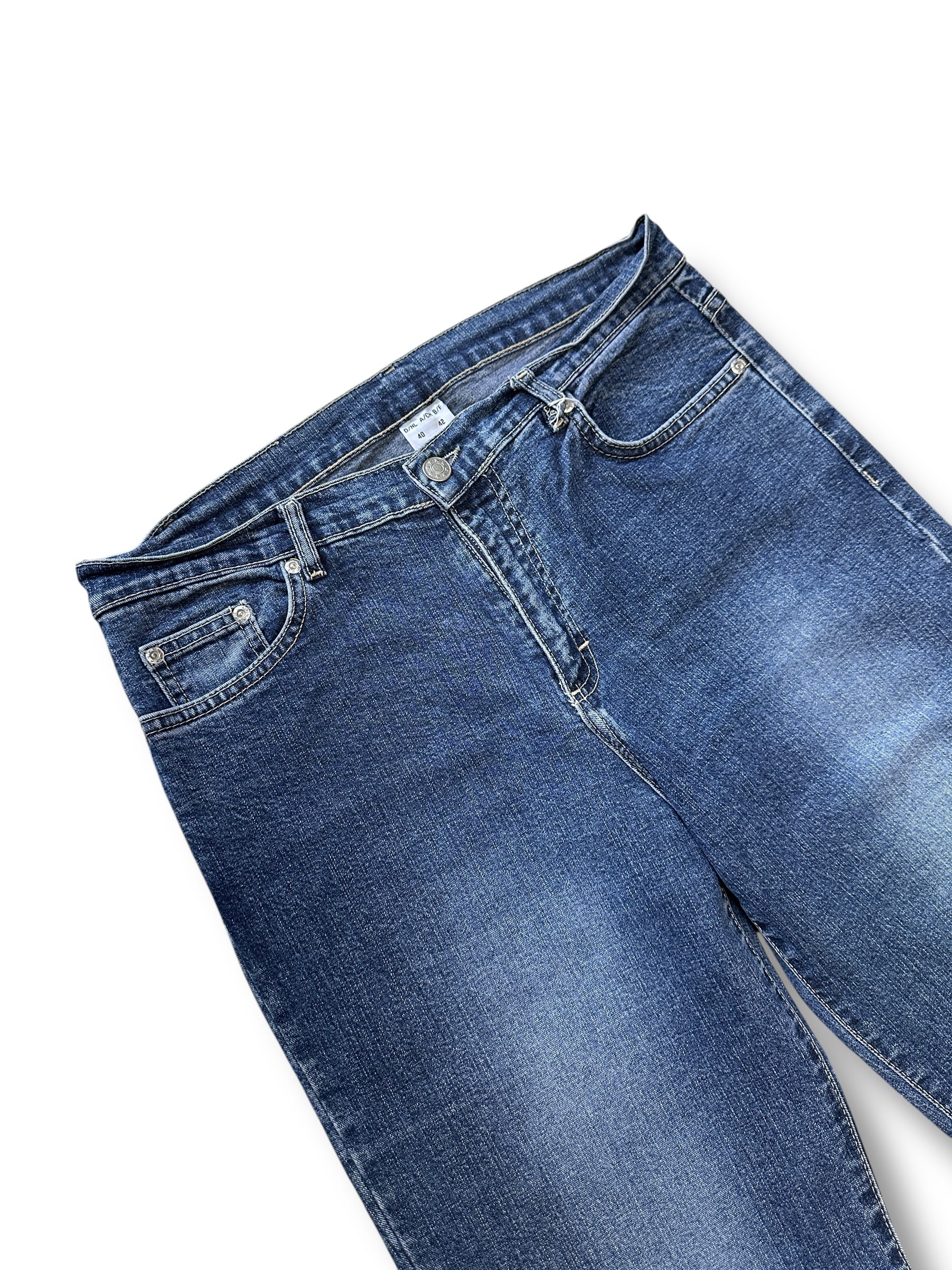 Y2K Flared Jeans Dunkelblau Low Waist | 38 Women’s W29