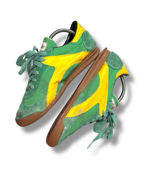 1980s Buffalo Sneaker Grün Gelb | Vintage EU 43