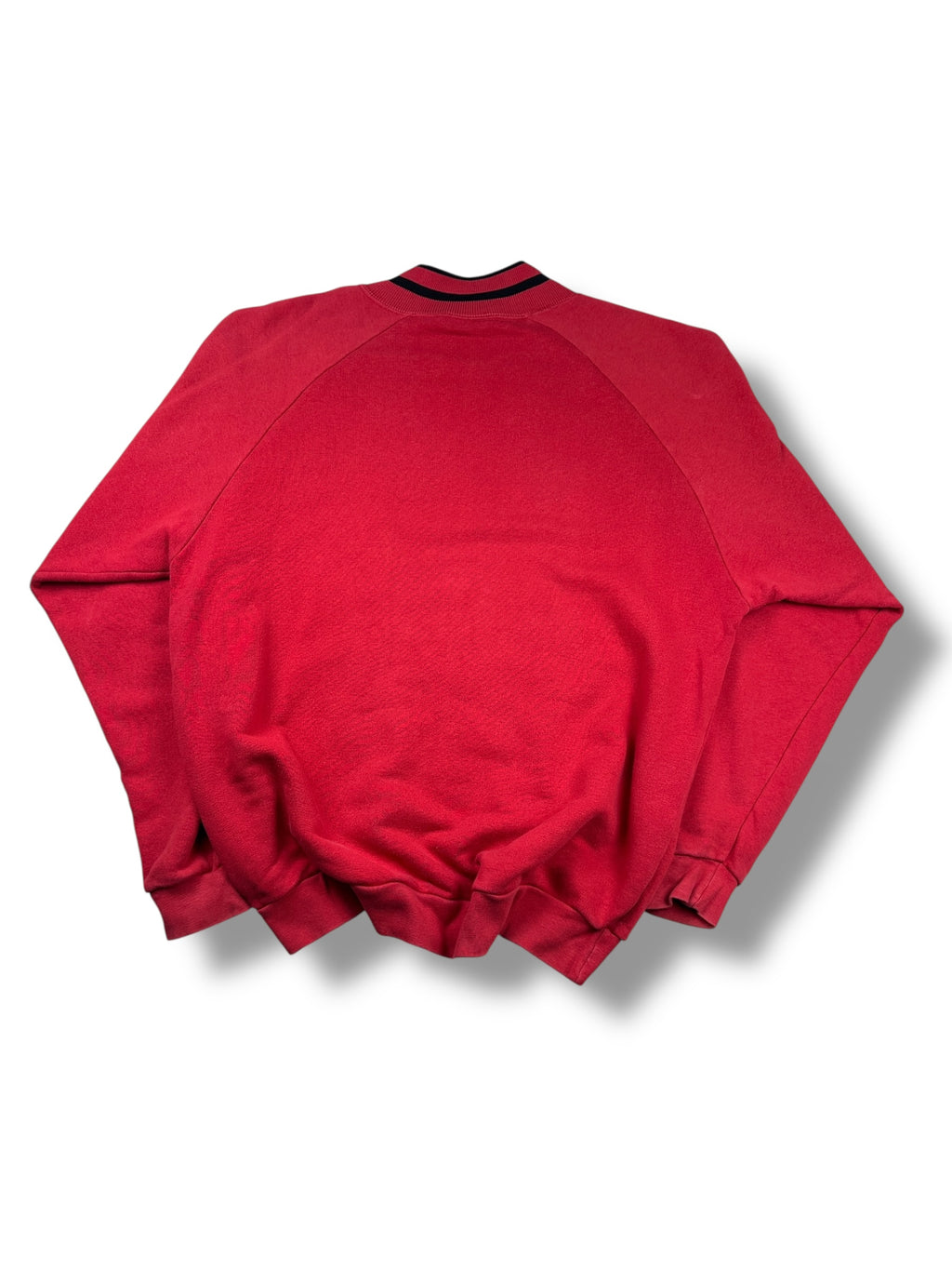 1990s Marc O’Polo Wintersweater Rot “Chansony sans pandes” | Vintage L