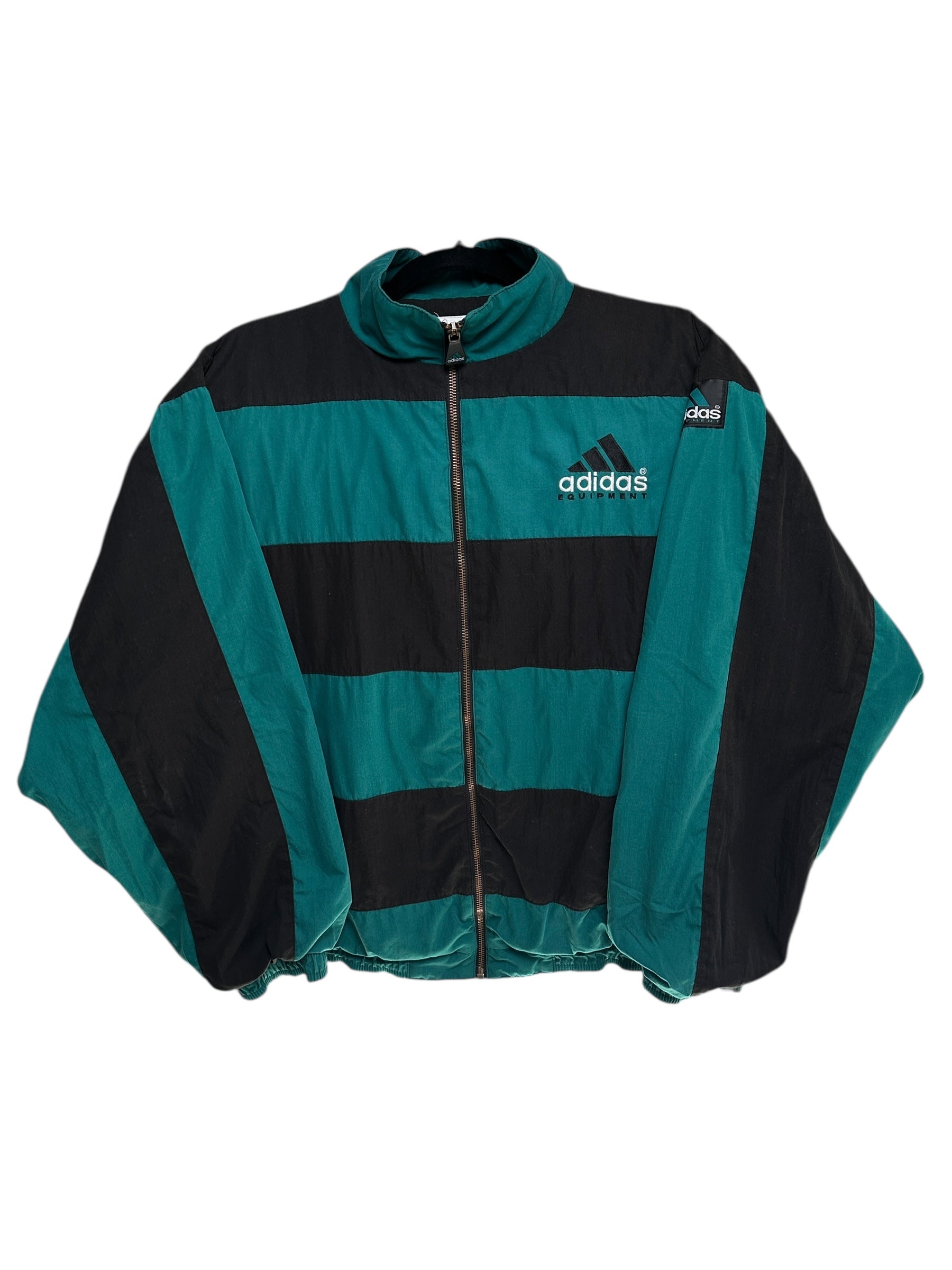 1990s Adidas Equipment Leichte Jacke Streifen L–XL | Men’s Vintage