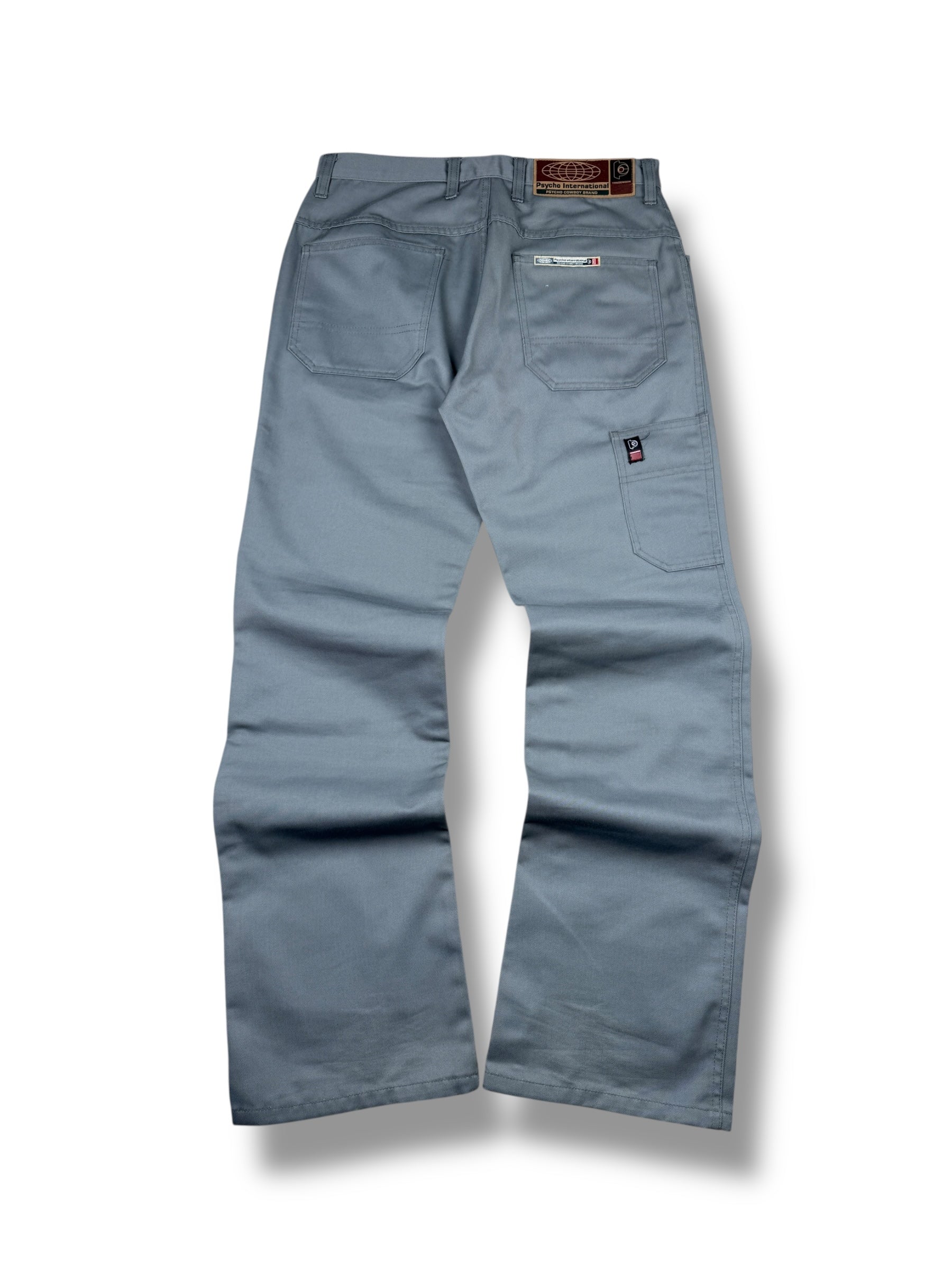 2000s Psycho Cowboy Brand Jeans Stoff Grau| XS (W29)