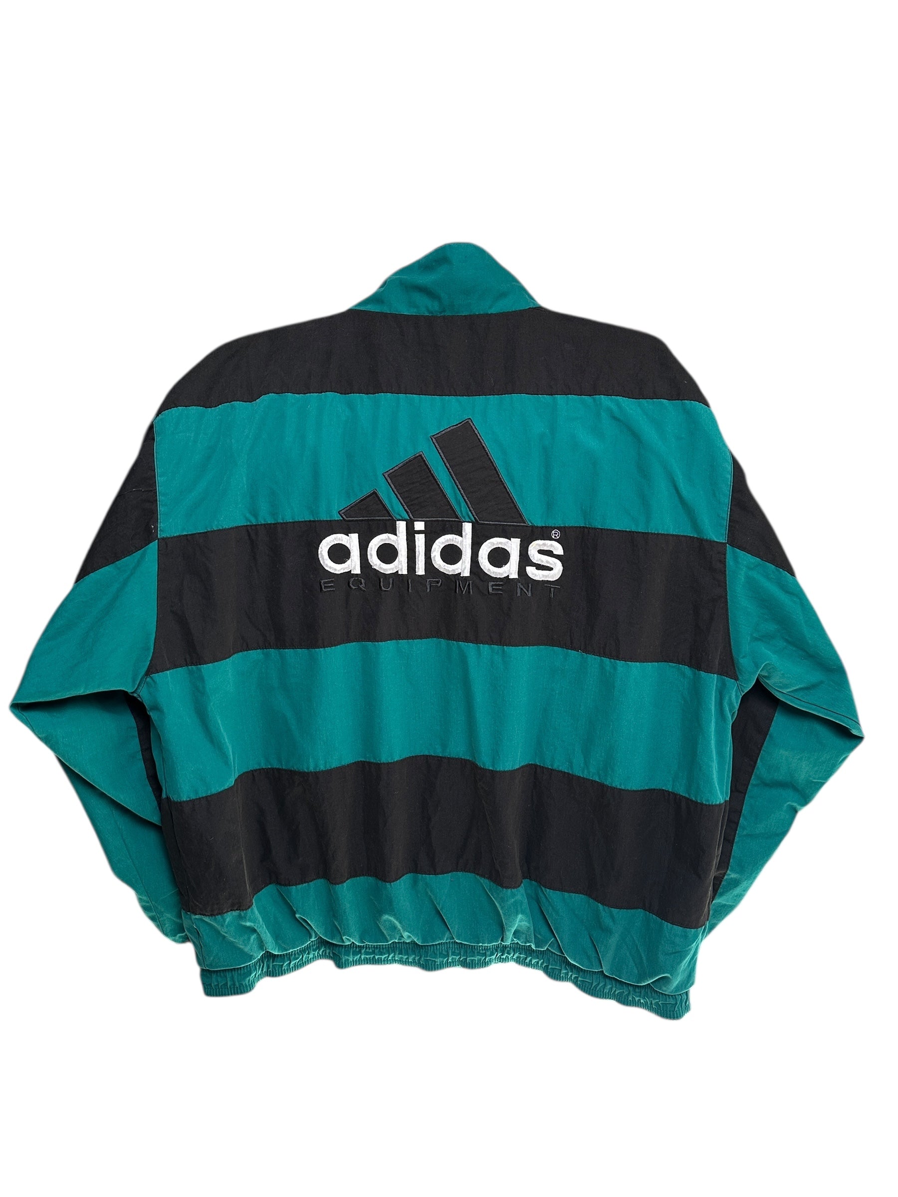1990s Adidas Equipment Leichte Jacke Streifen L–XL | Men’s Vintage