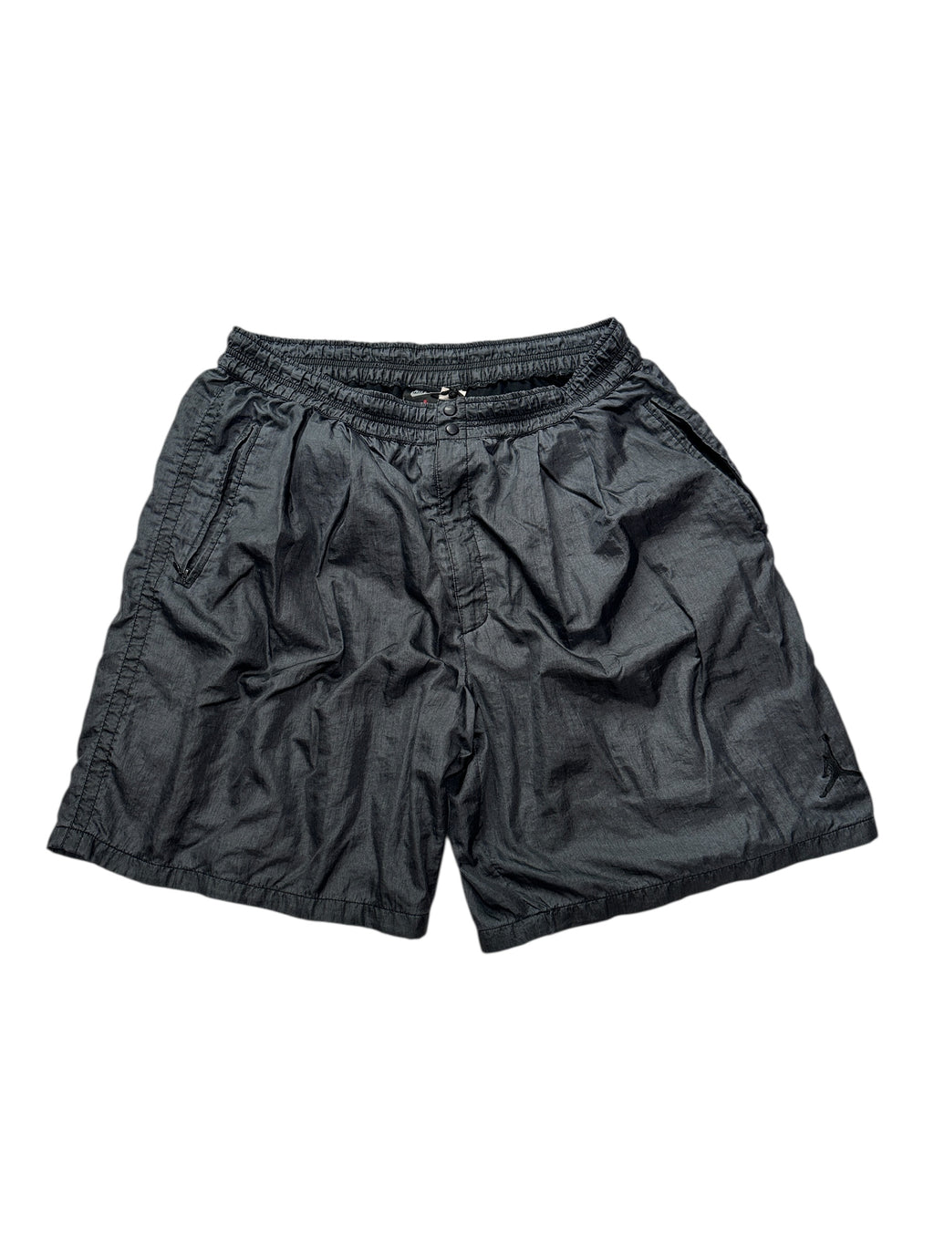 1980s Nike x Jordan Basketball Shorts | Rare Vintage | Grau | L