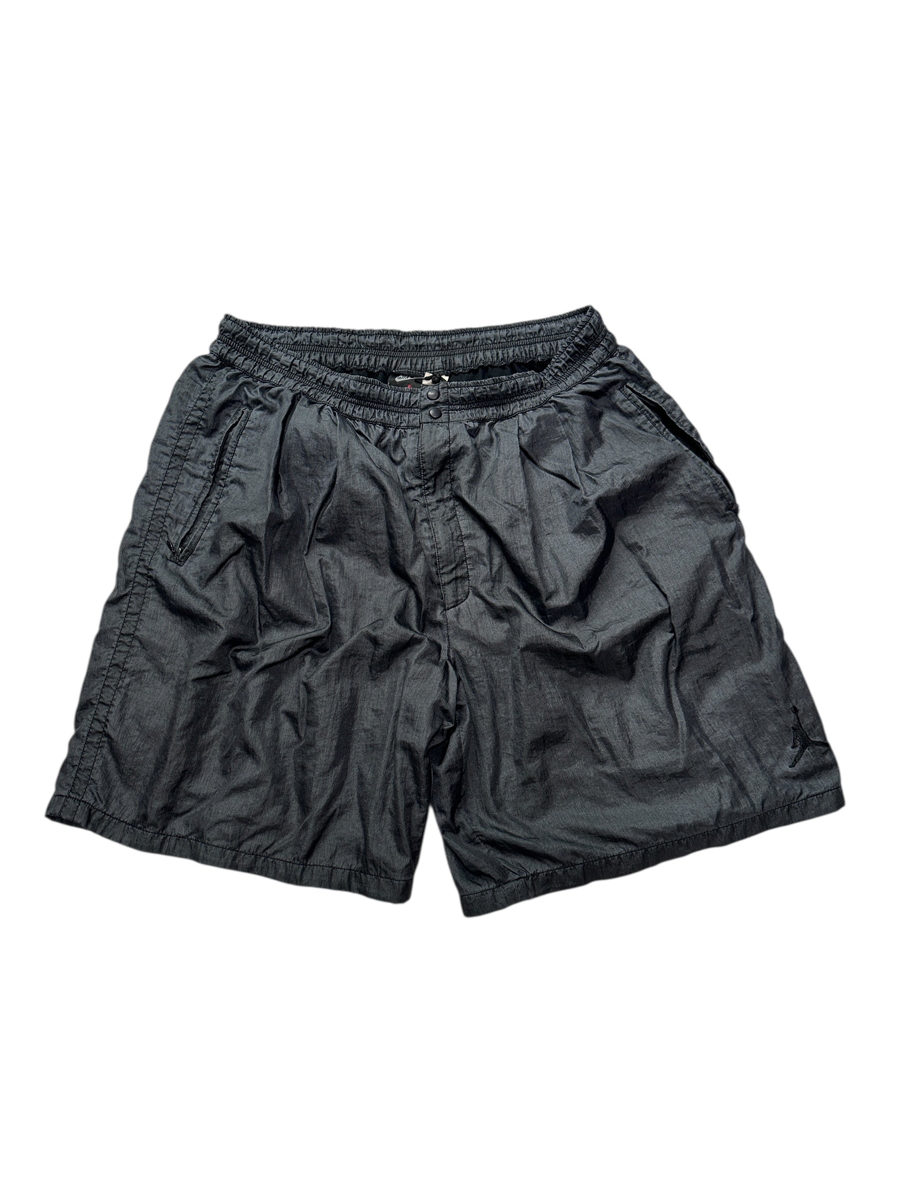 1980s Nike x Jordan Basketball Shorts | Rare Vintage | Grau | L